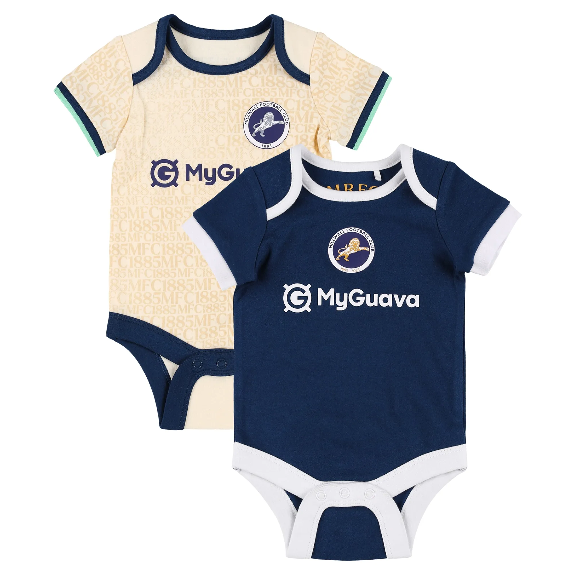 Millwall Kit 2 Pack Bodysuits - Baby