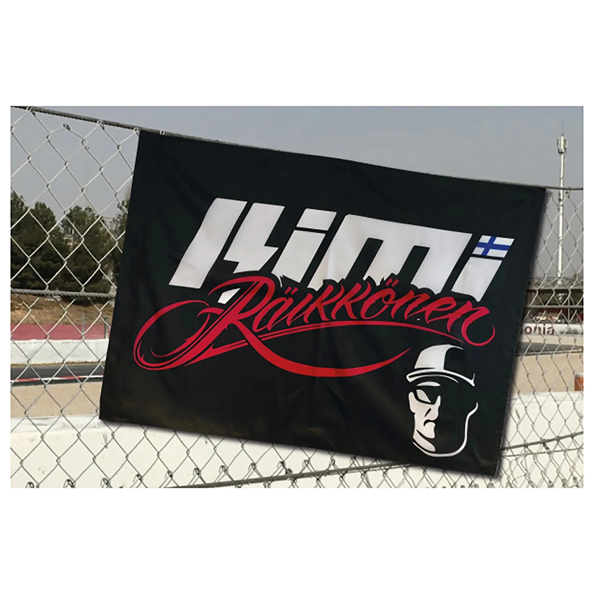 Kimi Silhouette Track Flag