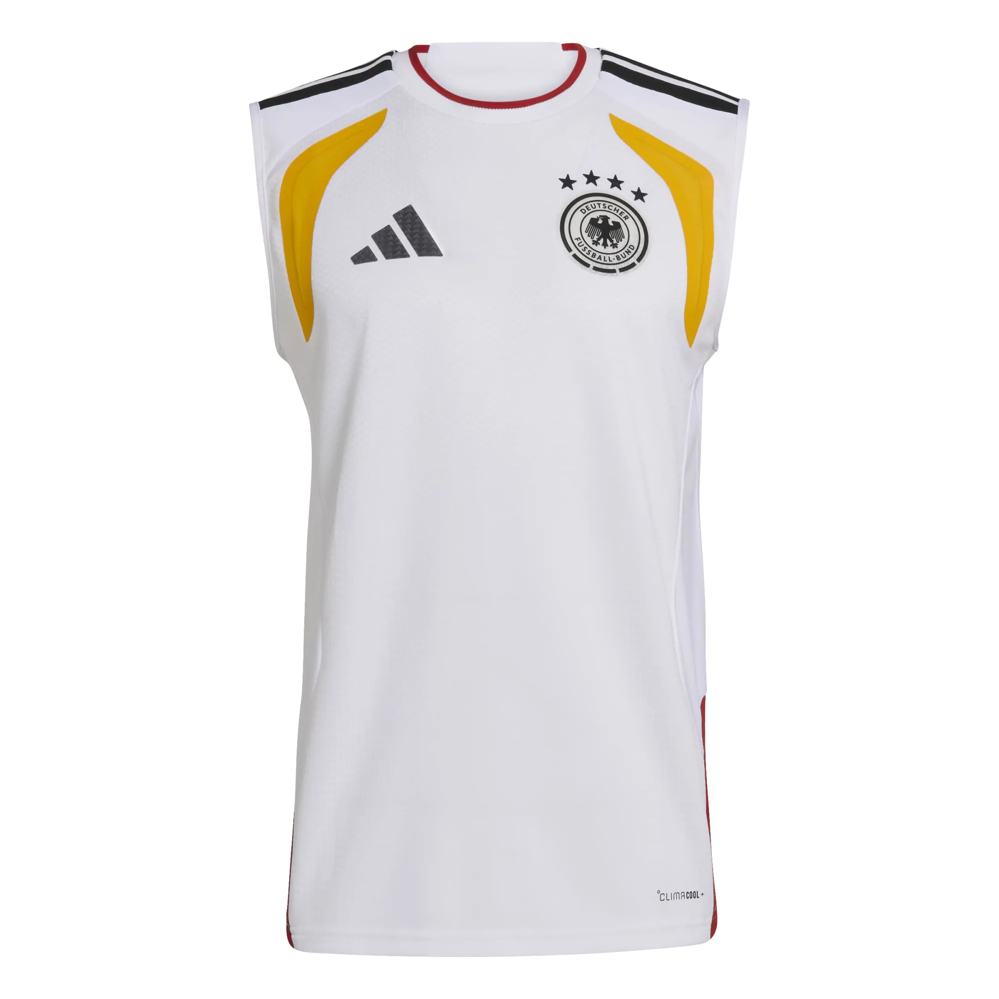 Germany National Team adidas Pro Training Sleeveless Jersey - White