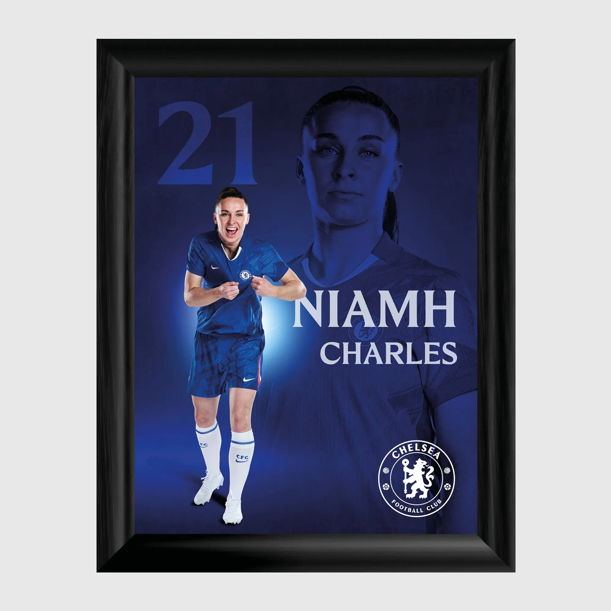 Chelsea Niamh Charles 2025-26 Framed Print - 12 x 16