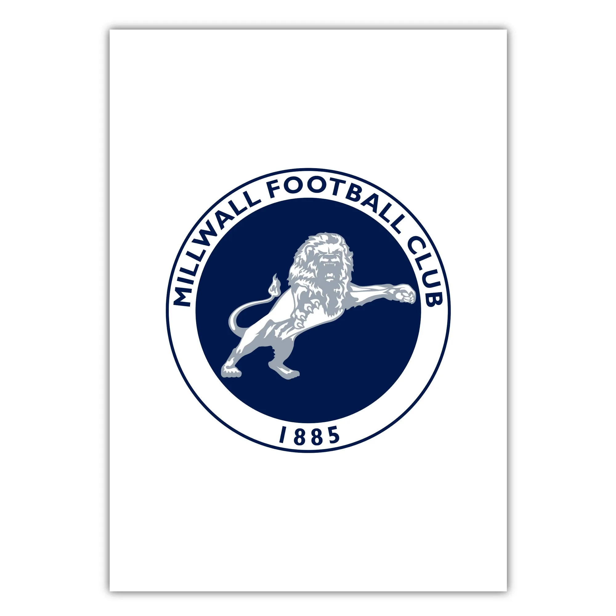 Millwall Crest Print - Unframed A2