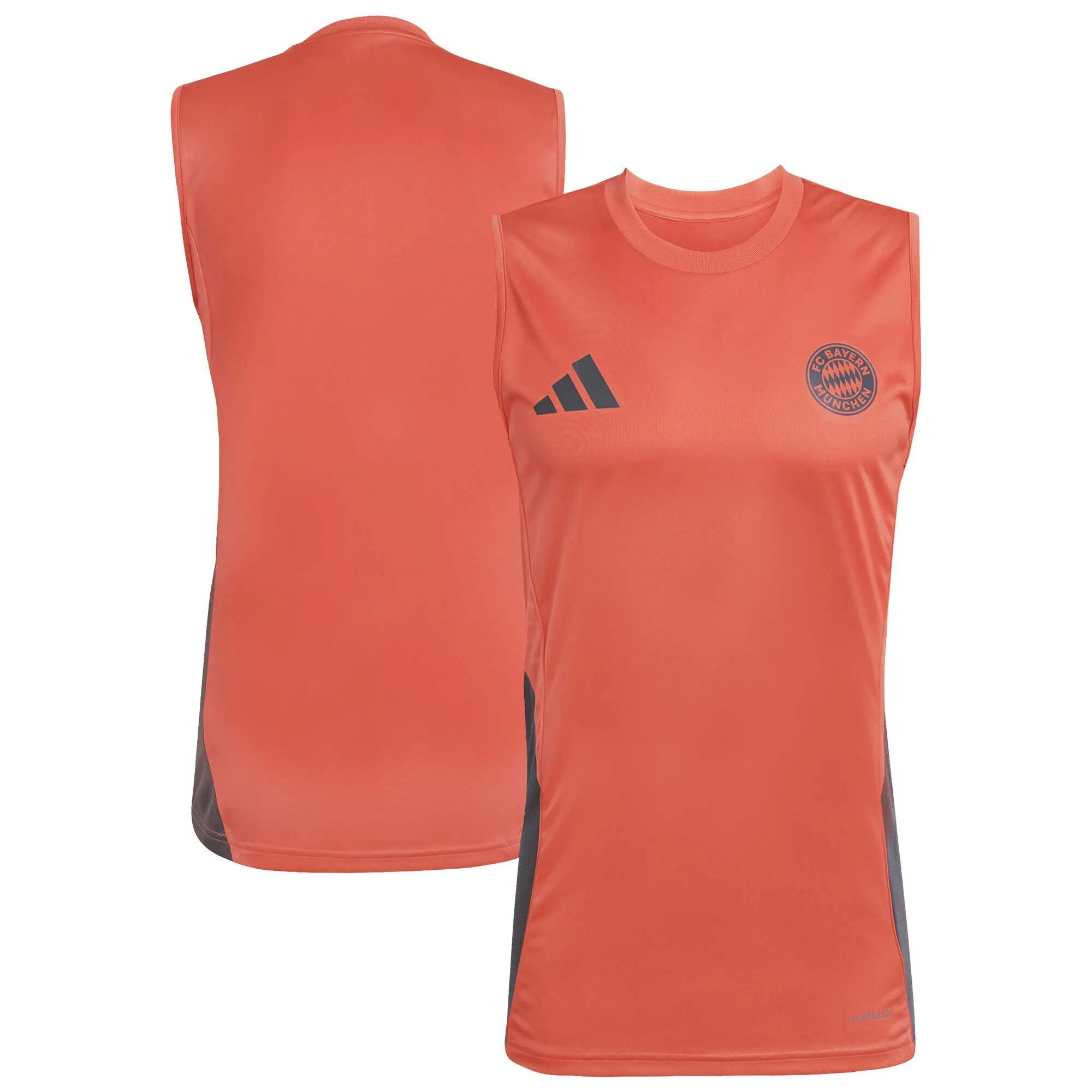 FC Bayern adidas Training Sleeveless Jersey - Pink