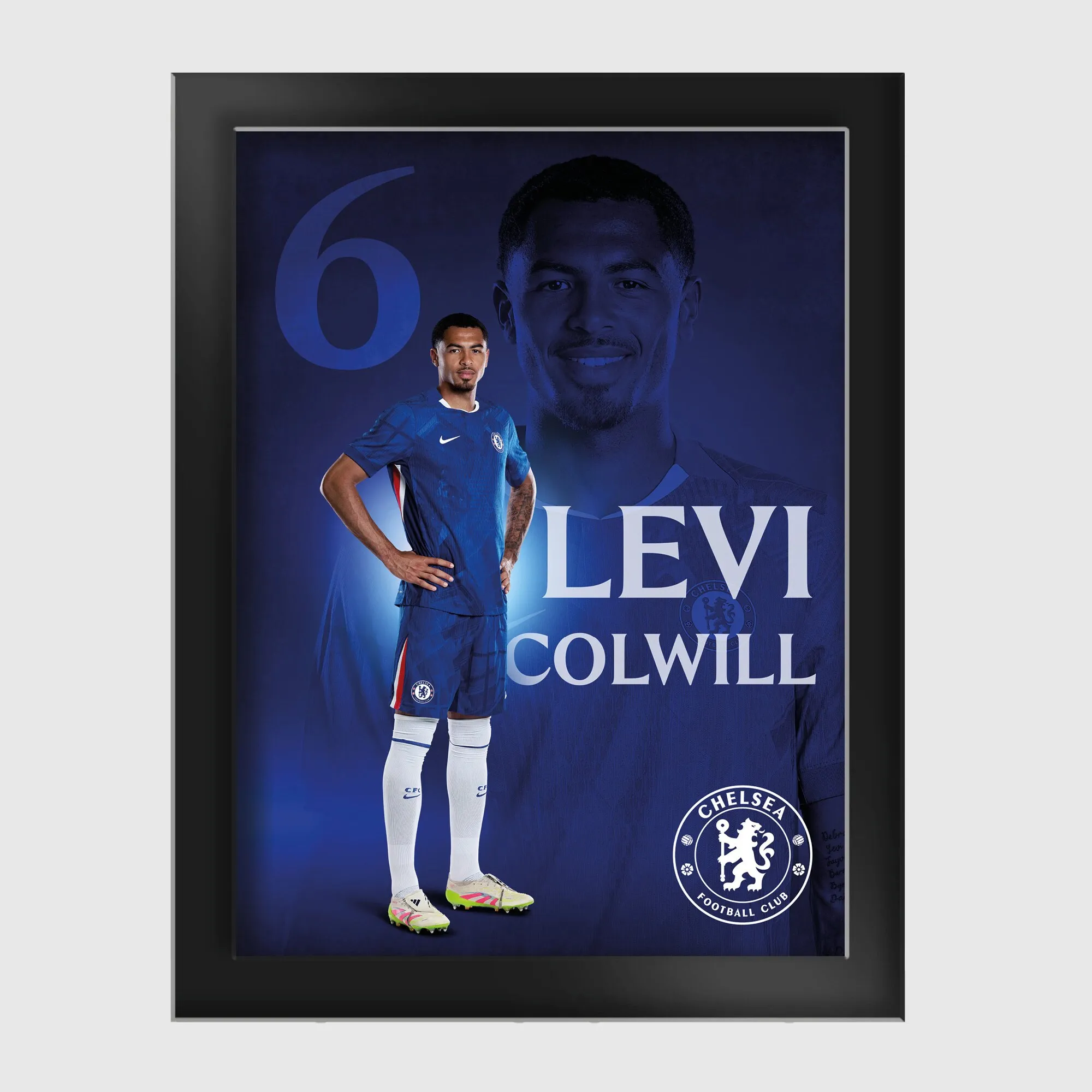 Chelsea Levi Colwill 2025-26 Tempered Glass Frame - 6 x 8