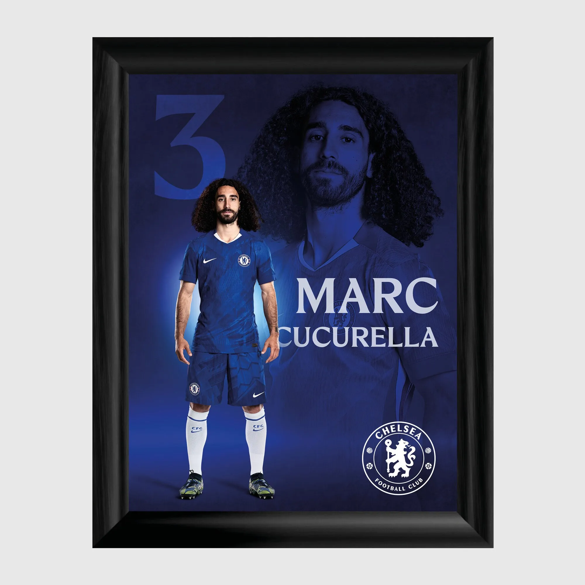 Chelsea Marc Cucurella 2025-26 Framed Print - 12 x 16