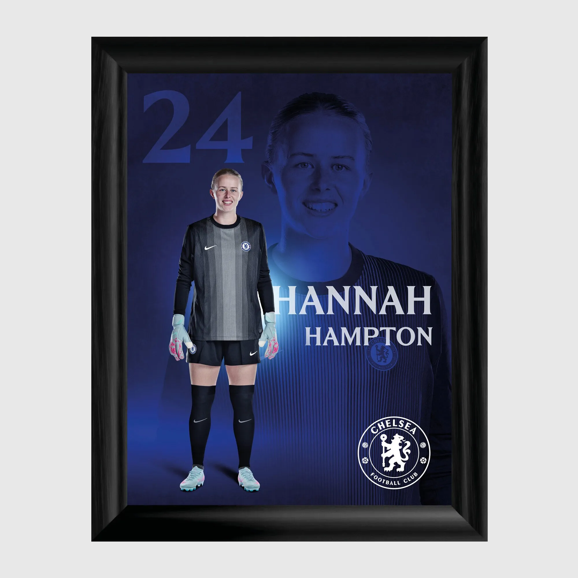 Chelsea Hannah Hampton 2025-26 Framed Print - 12 x 16
