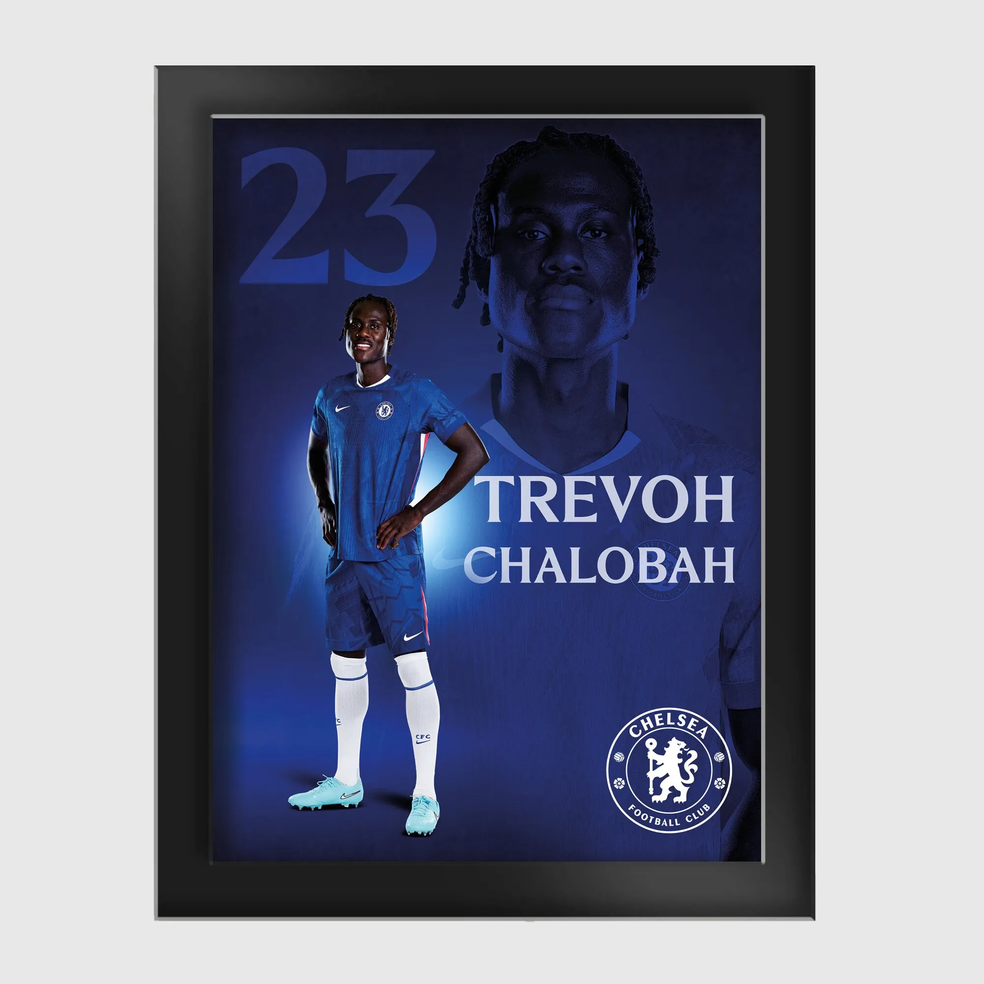 Chelsea Trevoh Chalobah 2025-26 Tempered Glass Frame - 6 x 8