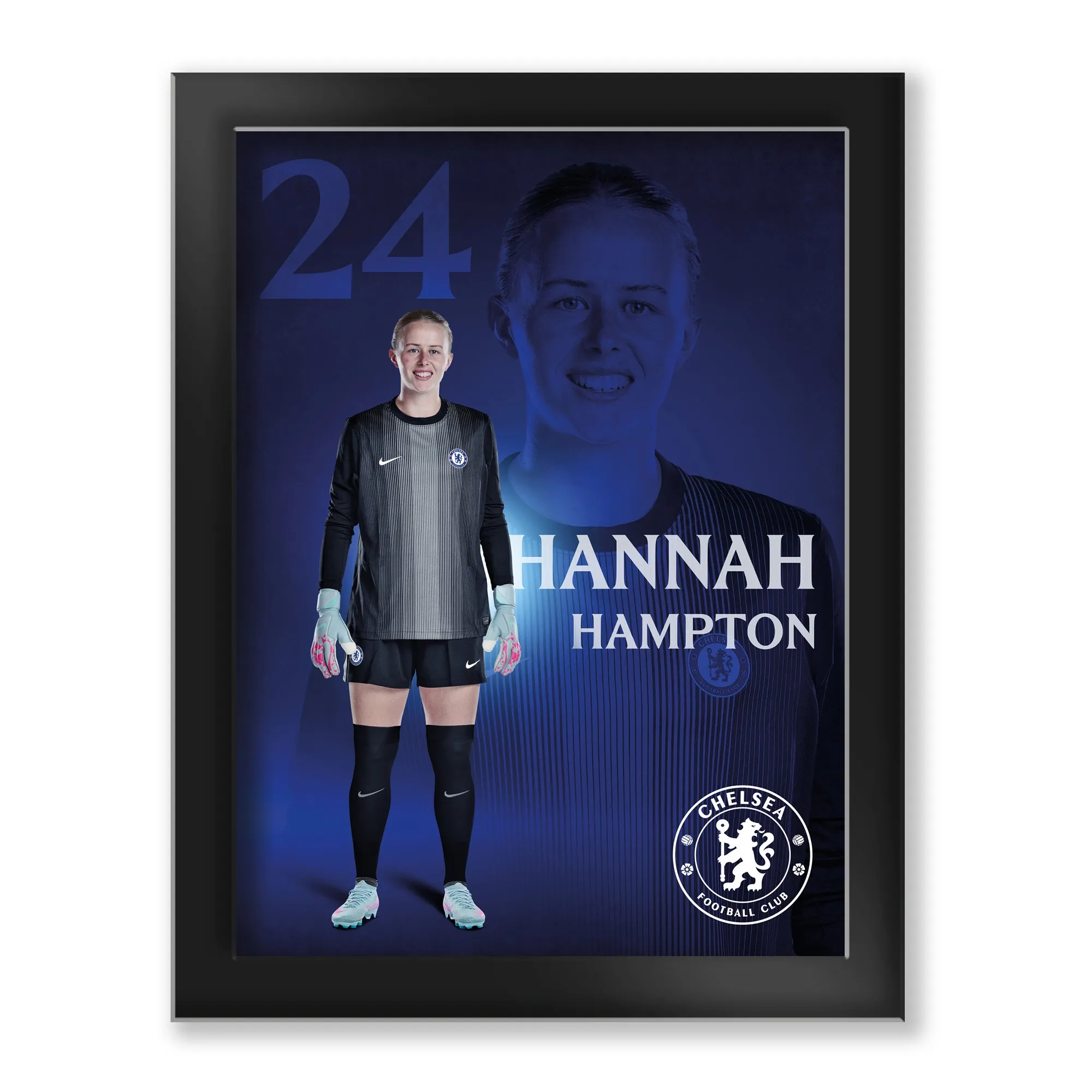 Chelsea Hannah Hampton 2025-26 Tempered Glass Frame - 6 x 8