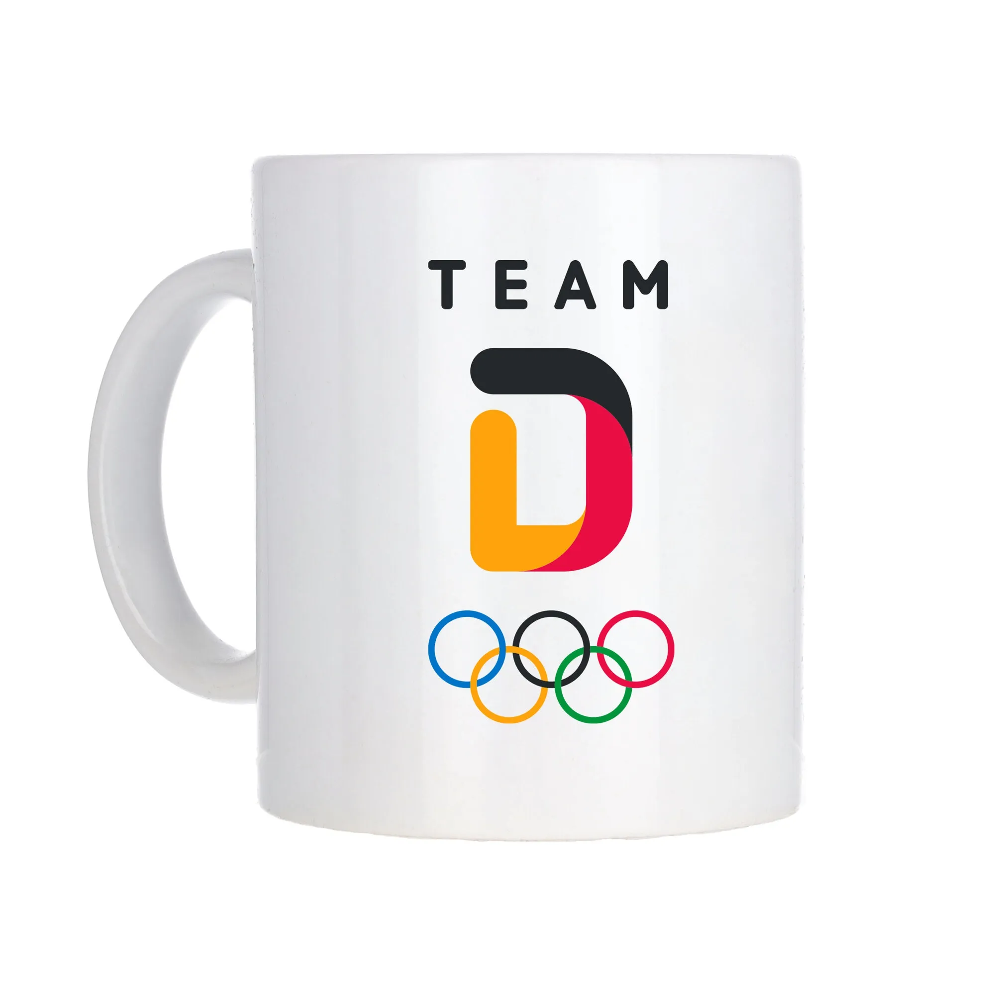 Team D Primary Logo 11oz Coffee Mug - White