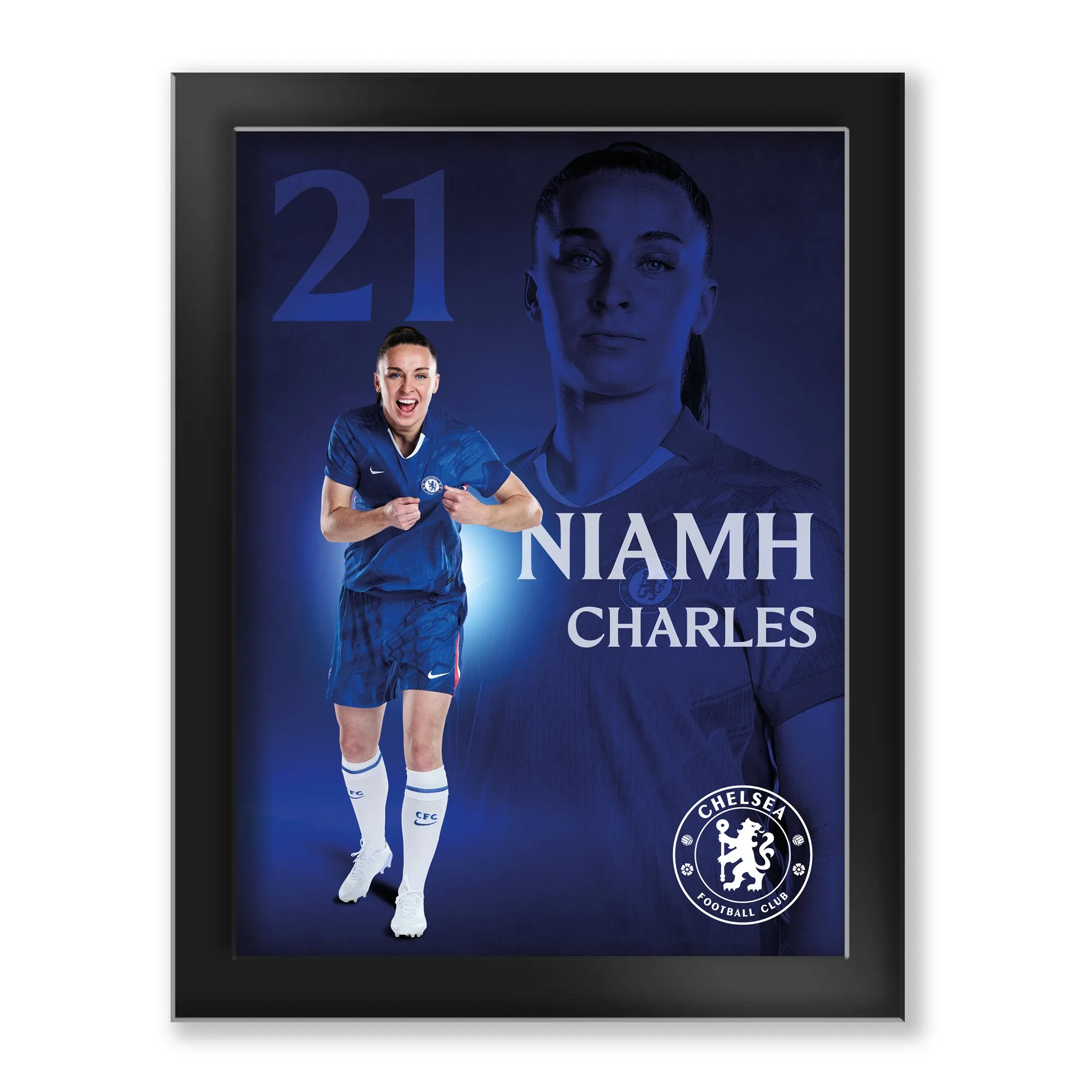 Chelsea Niamh Charles 2025-26 Tempered Glass Frame - 6 x 8