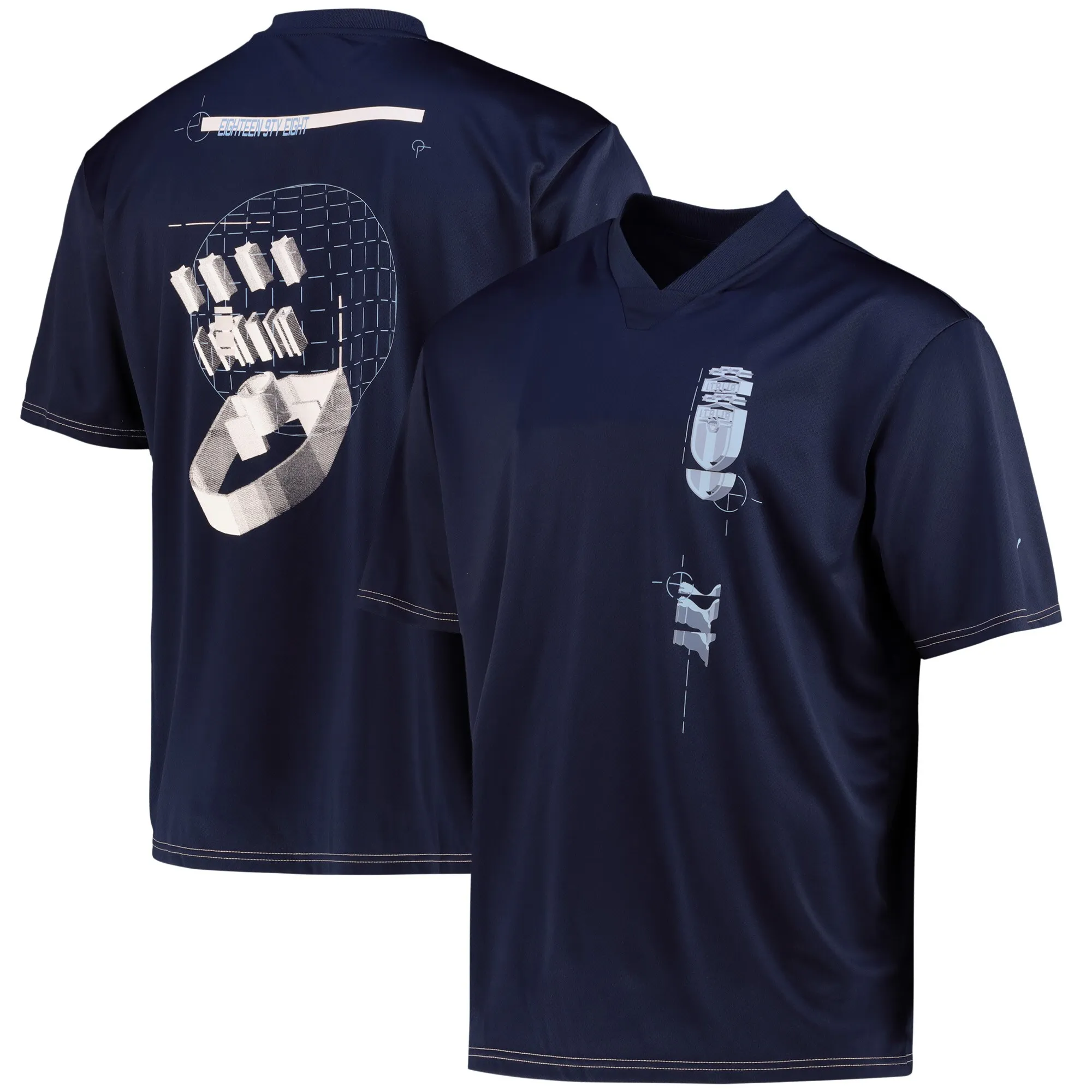 Italy FtblStatement Jersey - Navy