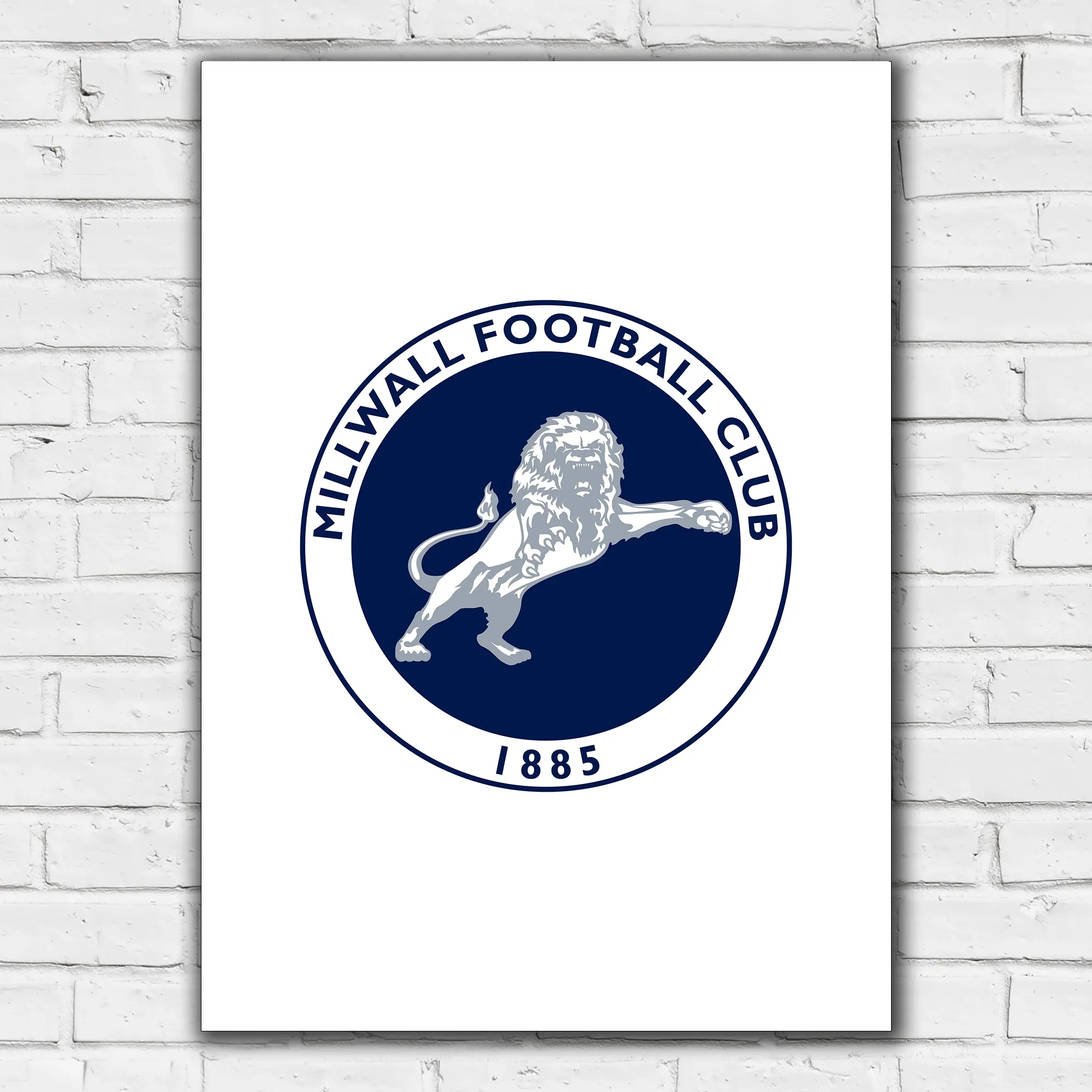 Millwall Crest Print - Unframed A3