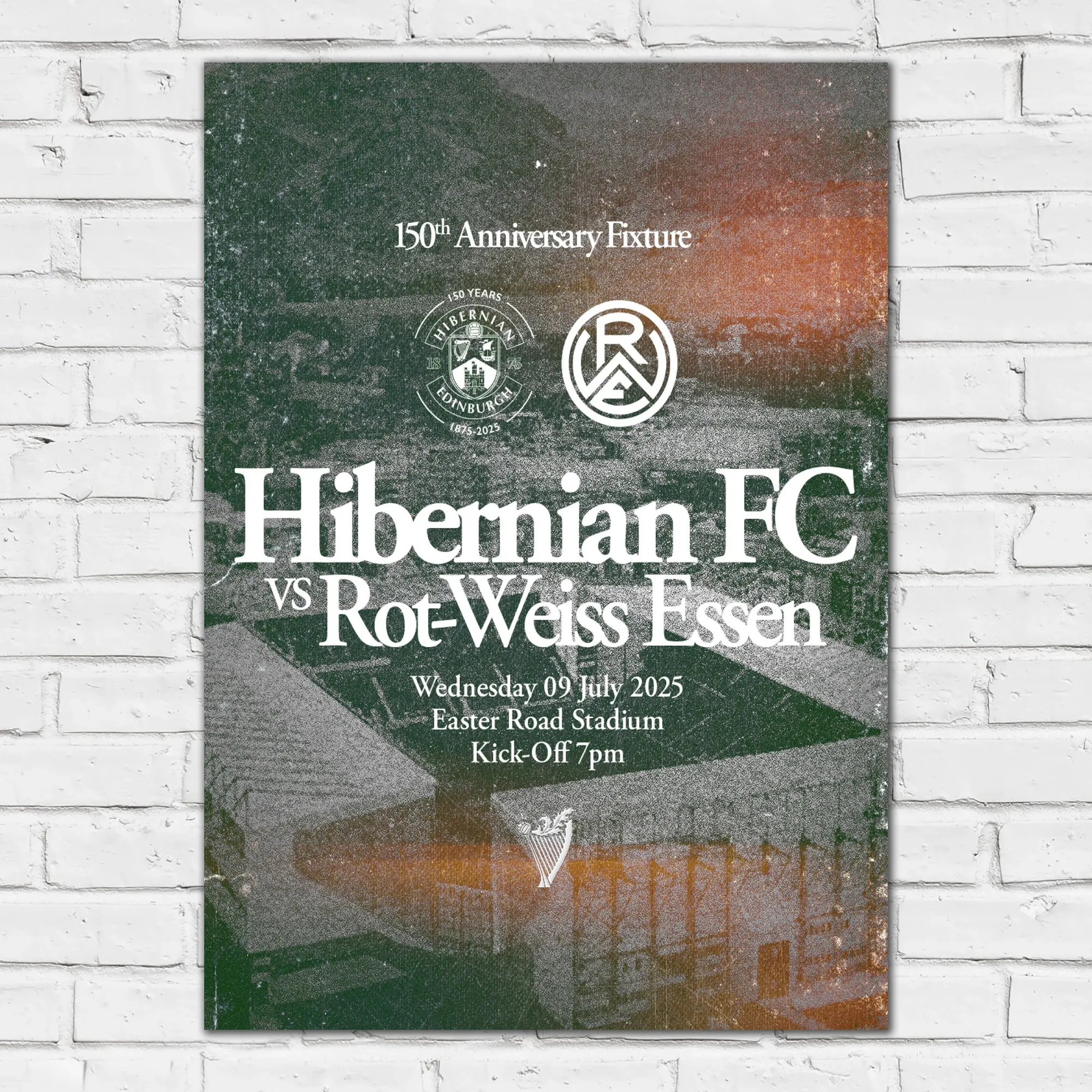 Hibernian F.C. Vs Rot-Weiss Essen Print - 9th July 2025 - A2