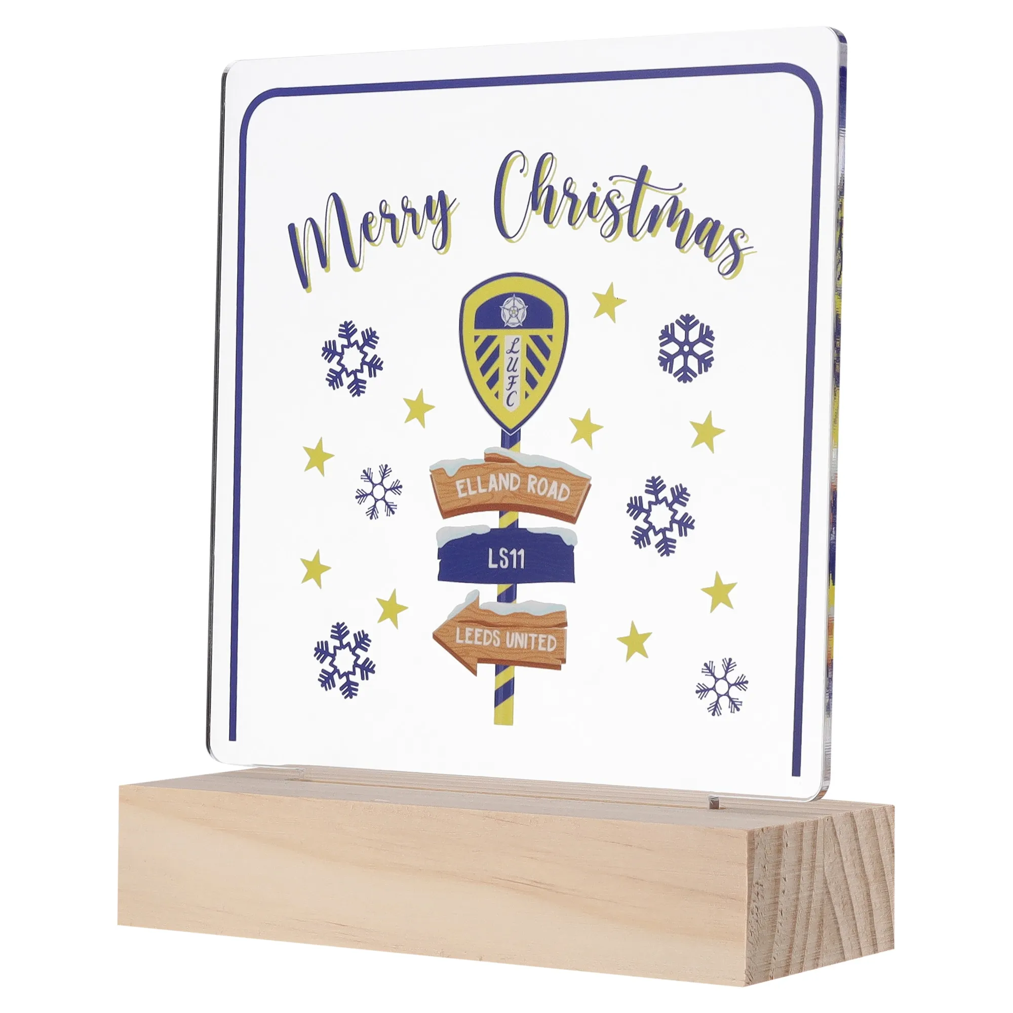 Leeds United Elland Road This Way Light Sign