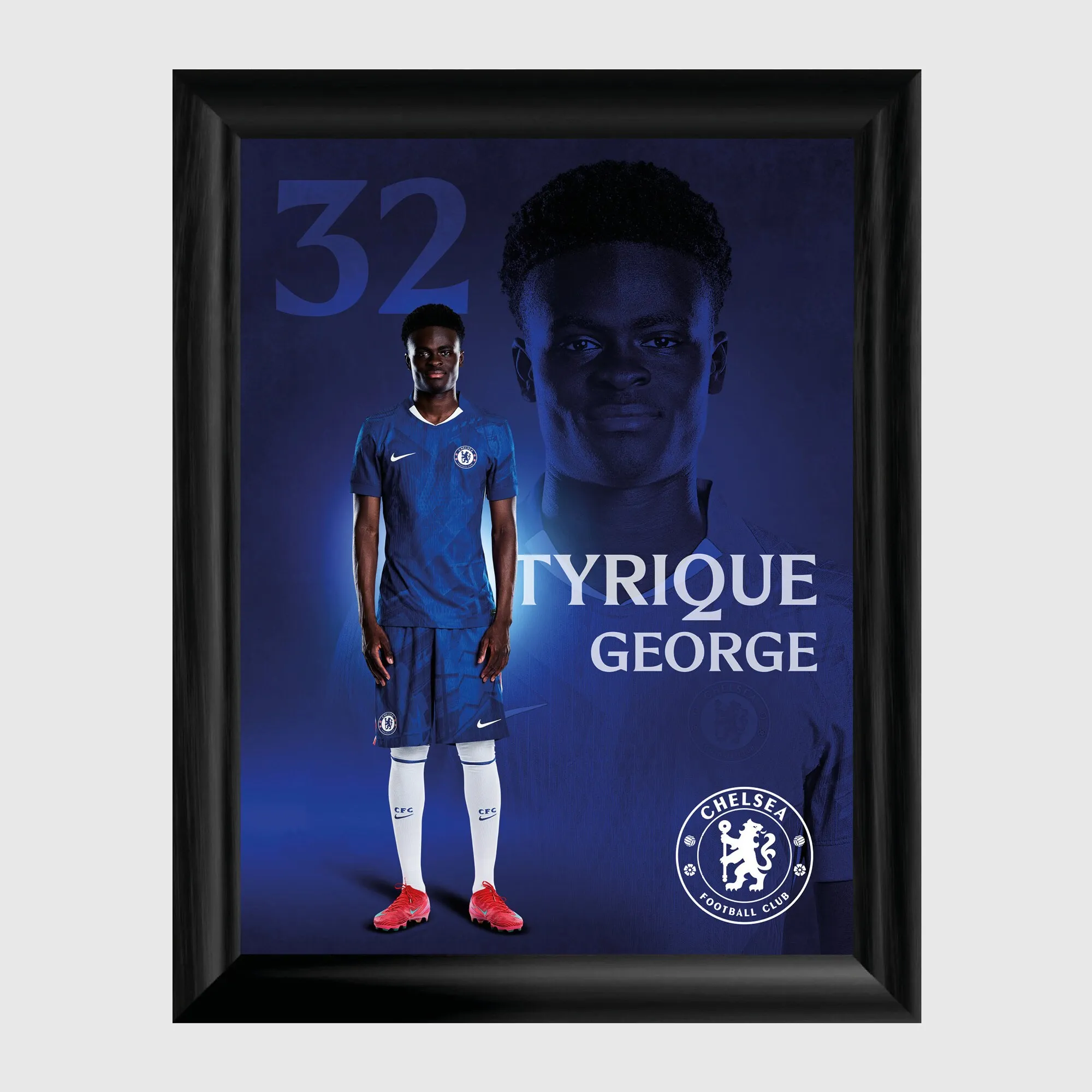 Chelsea Tyrique George 2025-26 Framed Print - 12 x 16