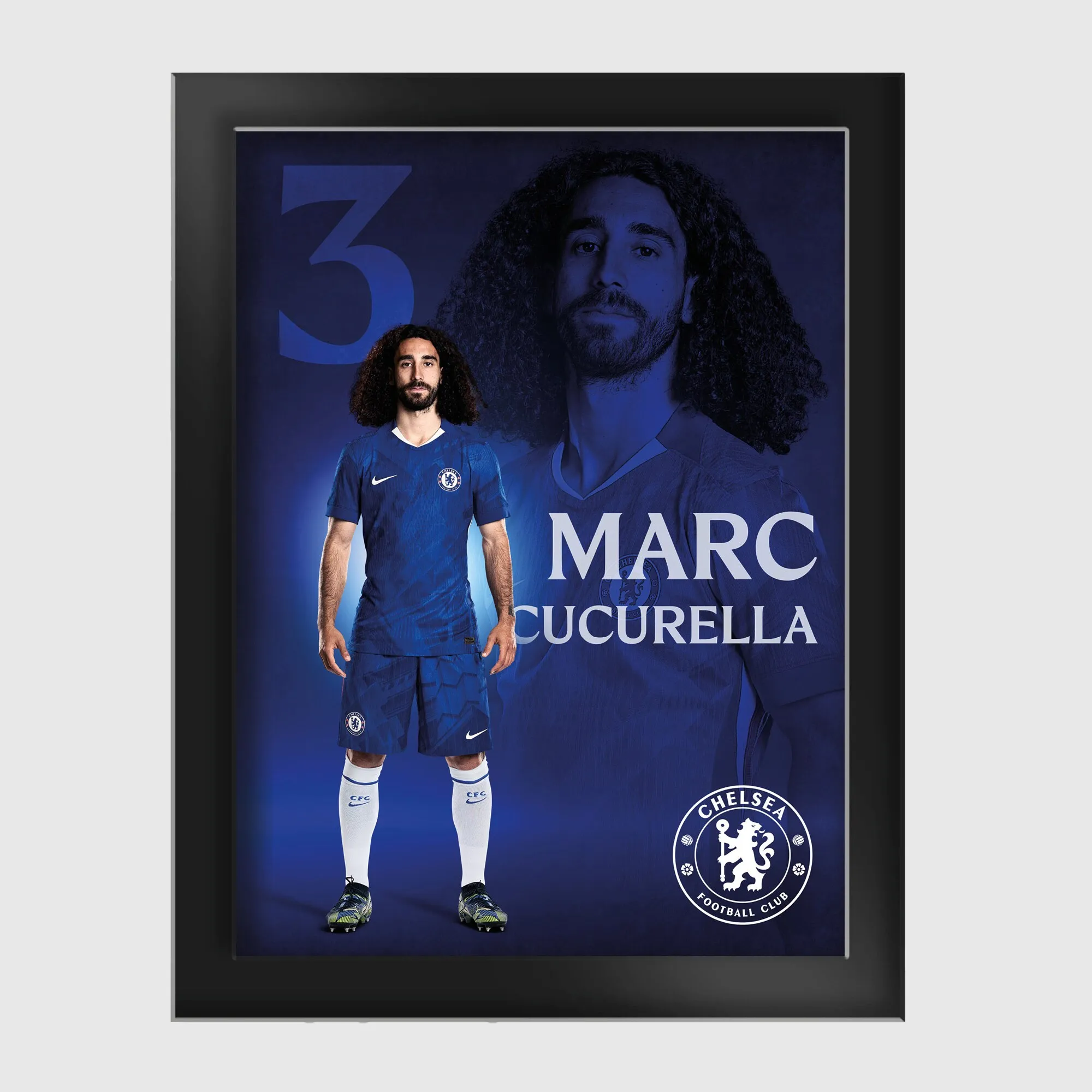 Chelsea Marc Cucurella 2025-26 Tempered Glass Frame - 6 x 8