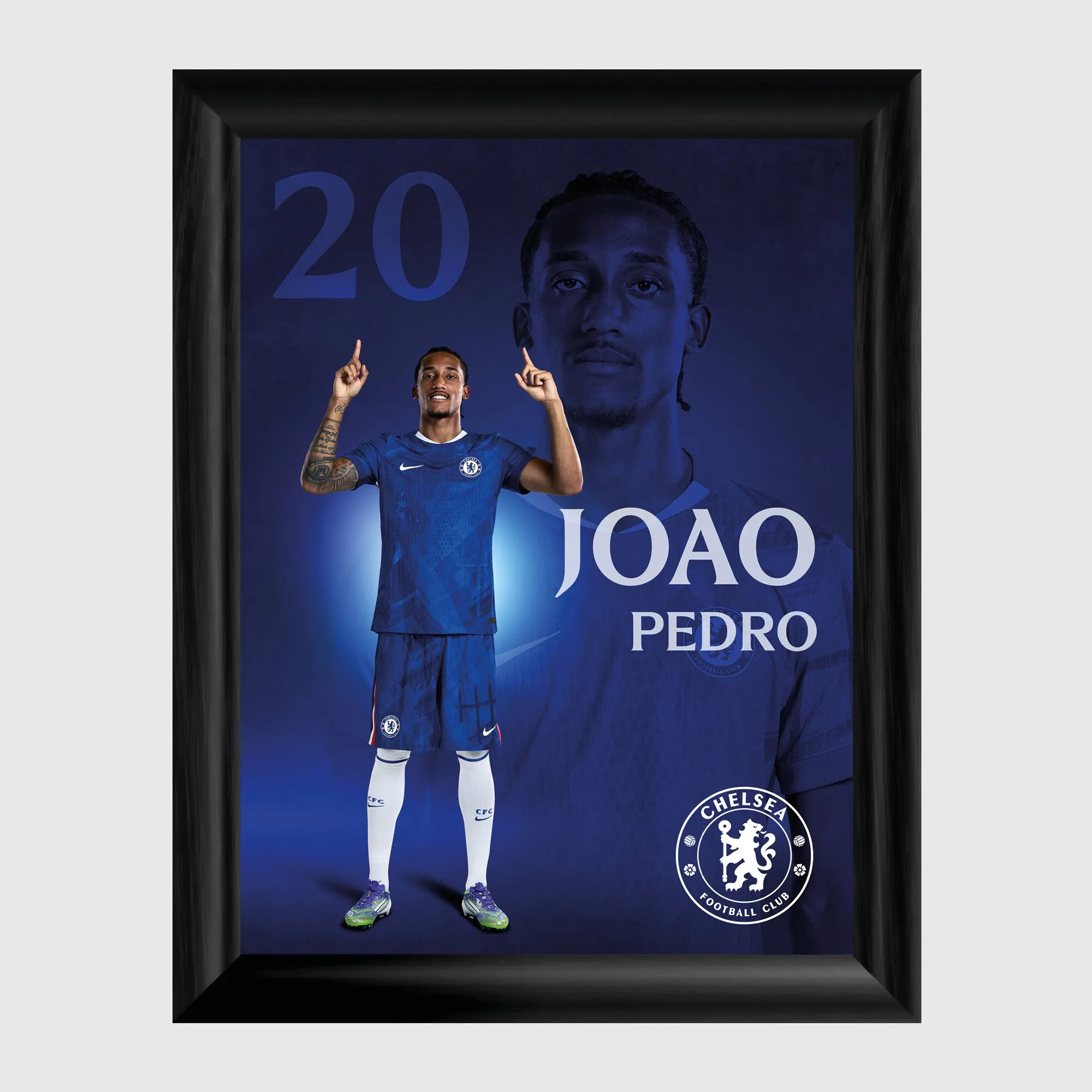 Chelsea Joao Pedro 2025-26 Framed Print - 12 x 16