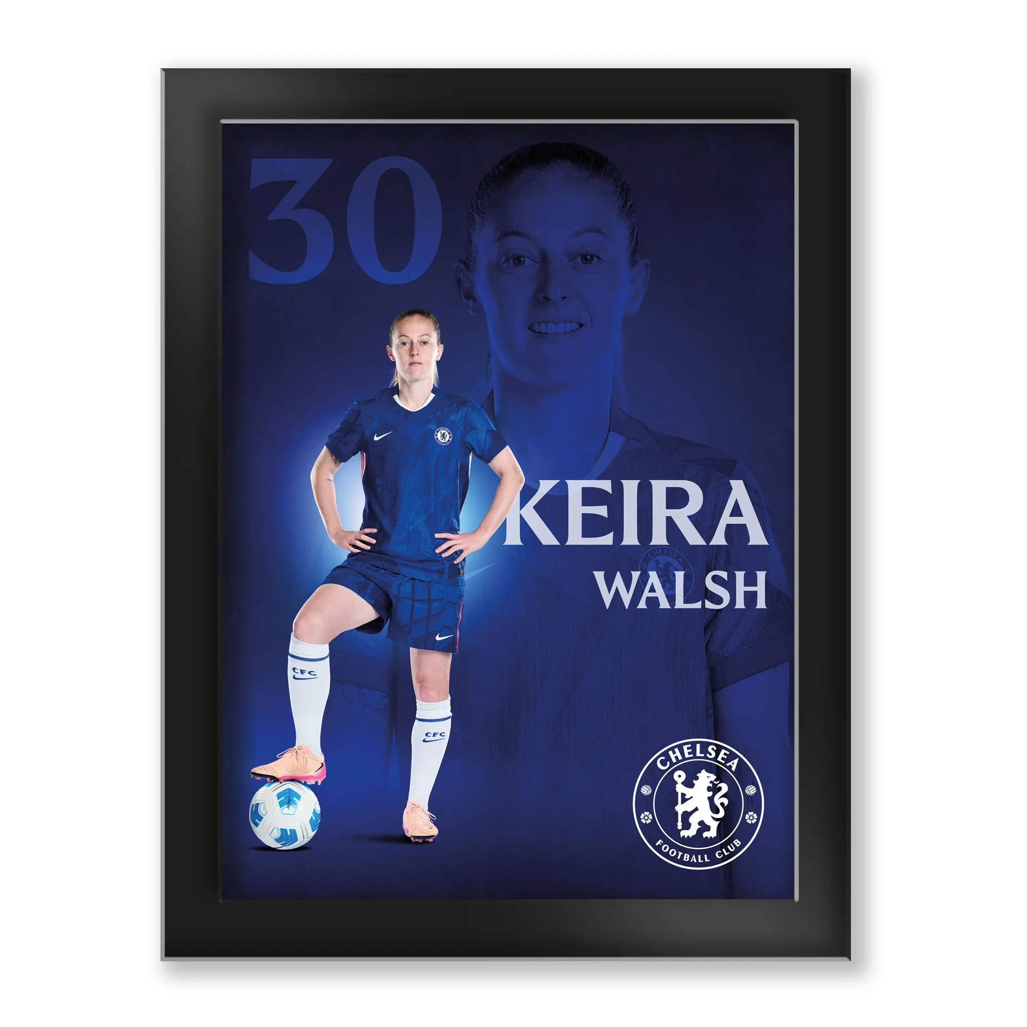 Chelsea Keira Walsh 2025-26 Tempered Glass Frame - 6 x 8