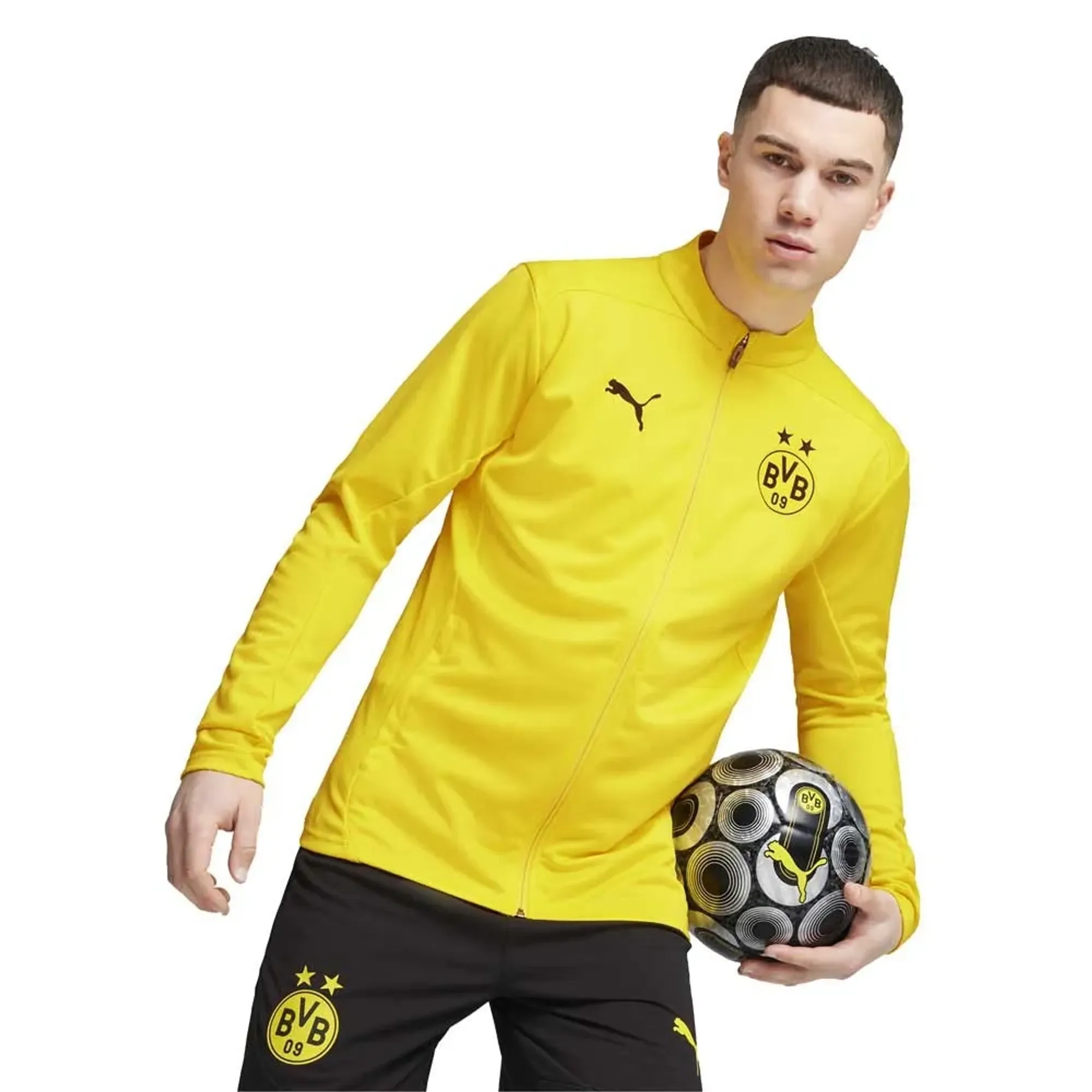 Puma Bvb Borussia Dortmund 24/25 Full Zip Sweatshirt