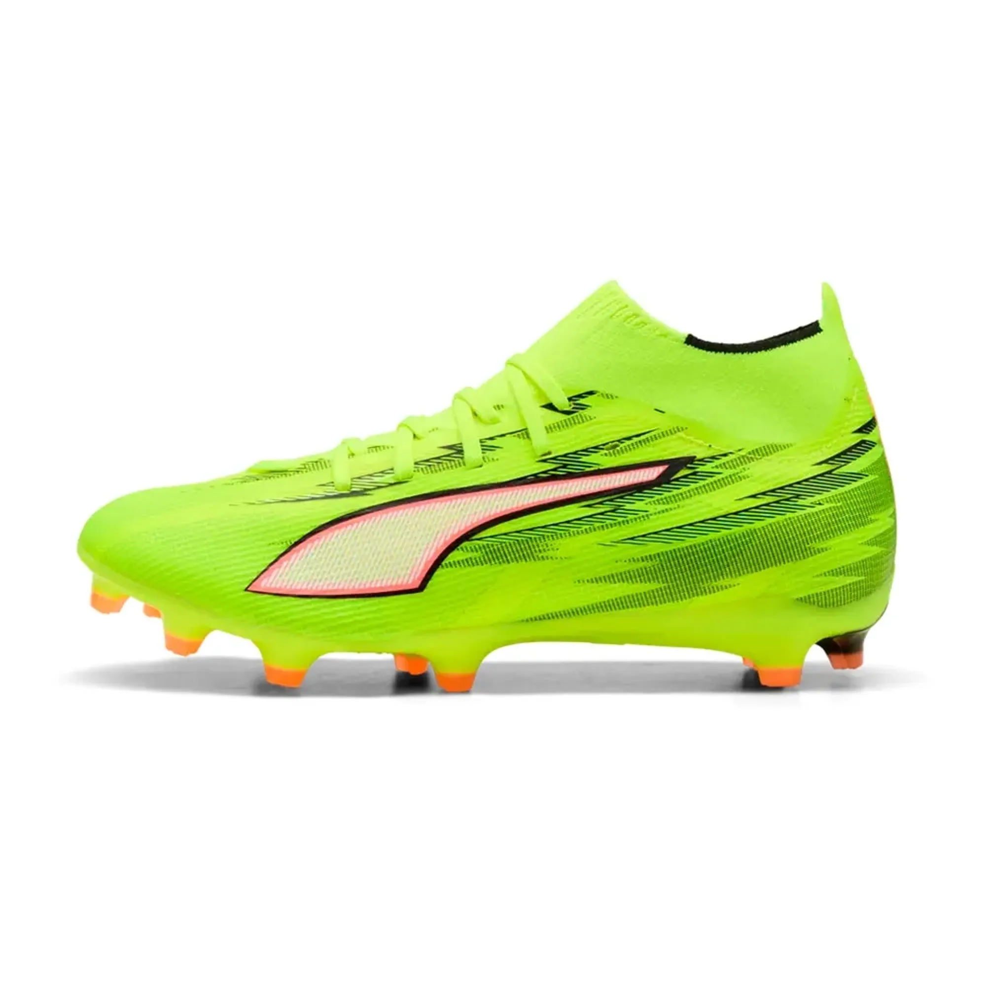 PUMA Ultra 6 Match+ FG Football Boots Women, Yellow Alert/Black/Glowing Red, size 3