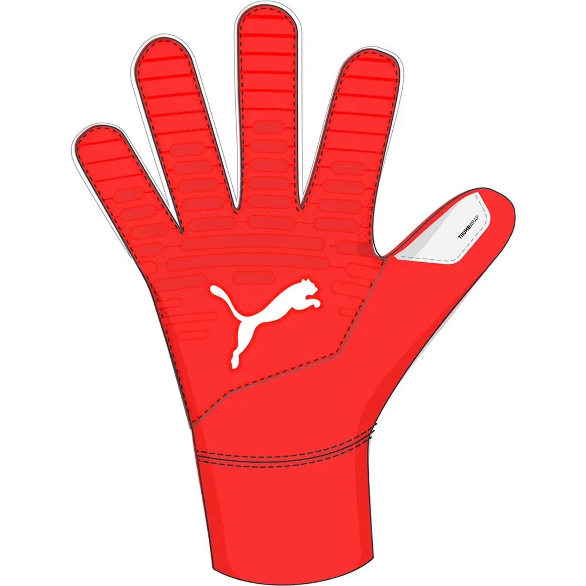 PUMA Future Match Nc Goalkeeper Gloves Unisex, Glowing Red/Red/Black, size 10