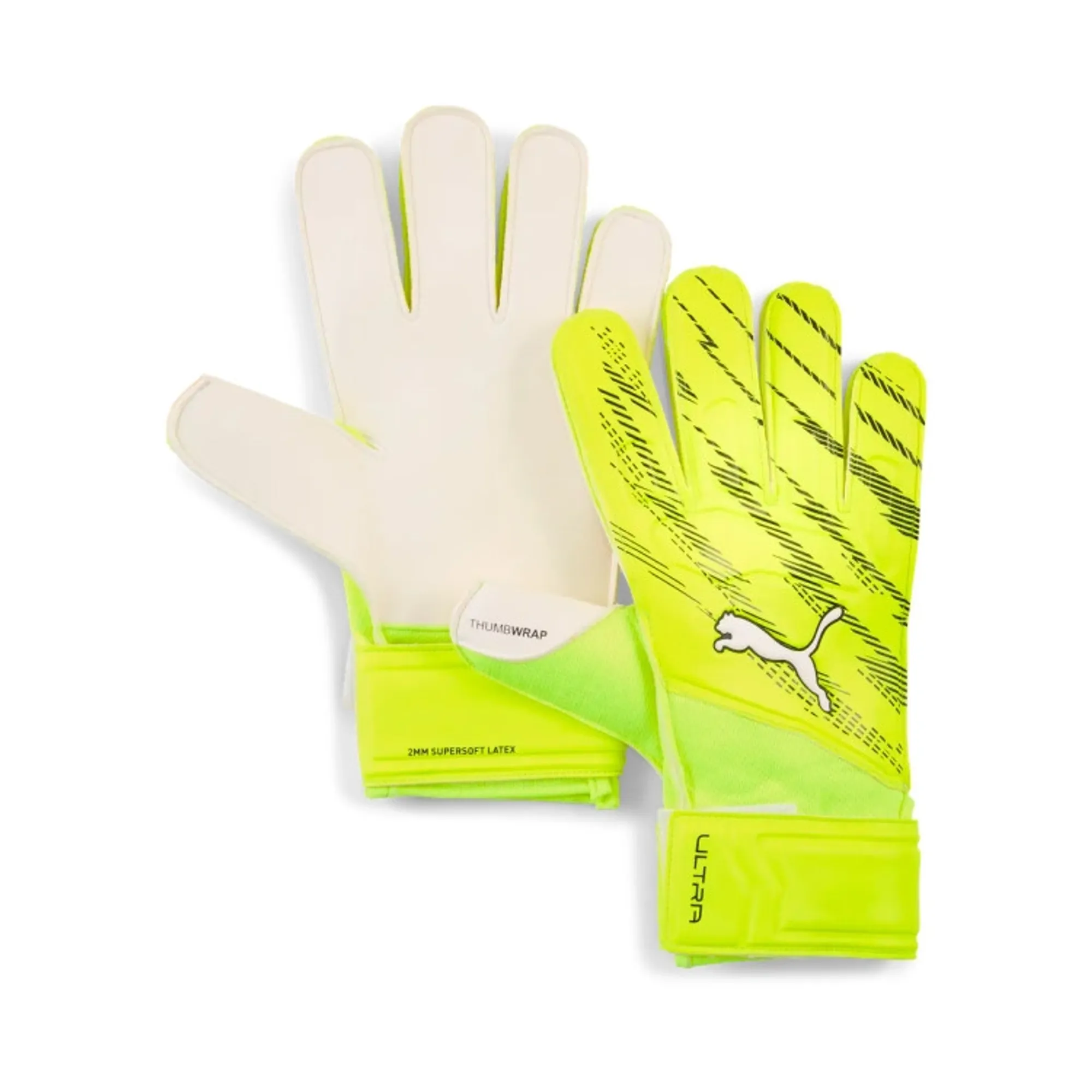 PUMA Ultra Play Goalkeeper Gloves, Yellow Alert/Black, size 10