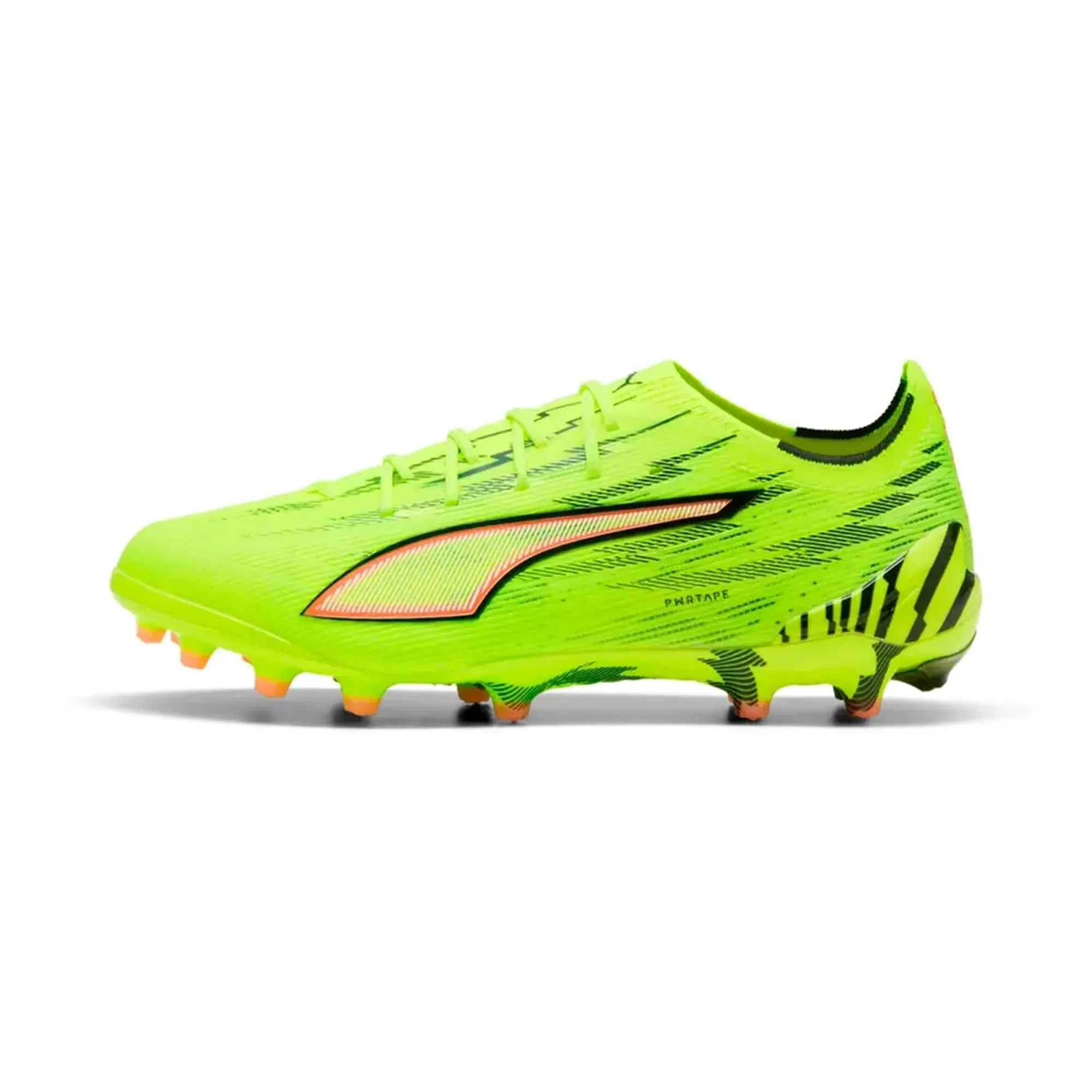 PUMA Ultra 6 Ultimate Ag Football Boots Unisex, Yellow Alert/Black/Glowing Red, size 10