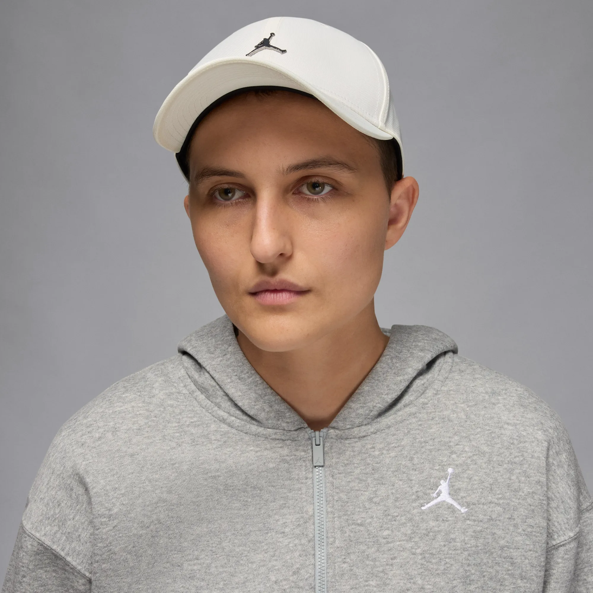 Nike Jordan Rise Structured Metal Jumpman Hat - White - Nylon