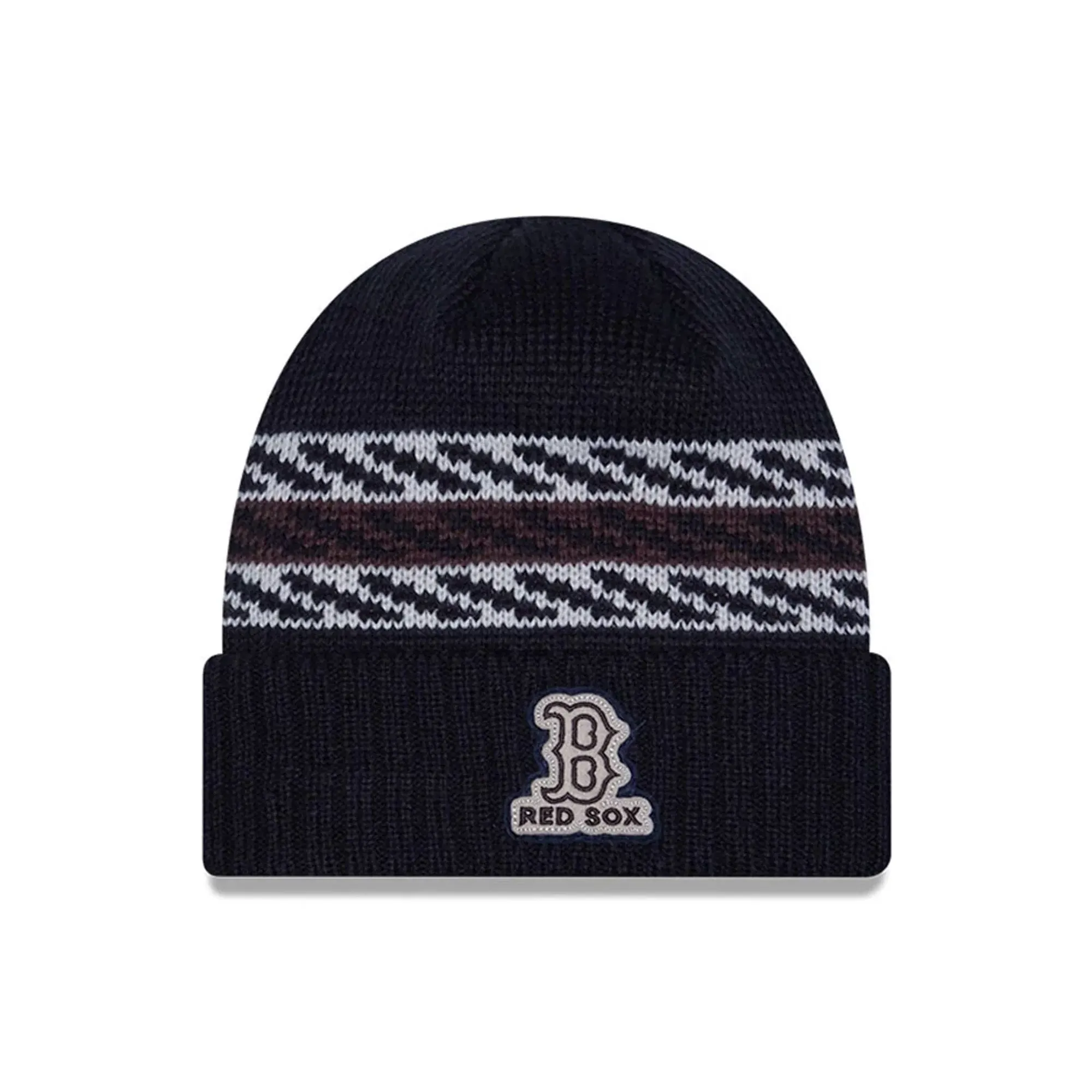 Boston Red Sox MLB Quilted Navy Cuff knit Beanie Hat New Era Cap adult unisex
