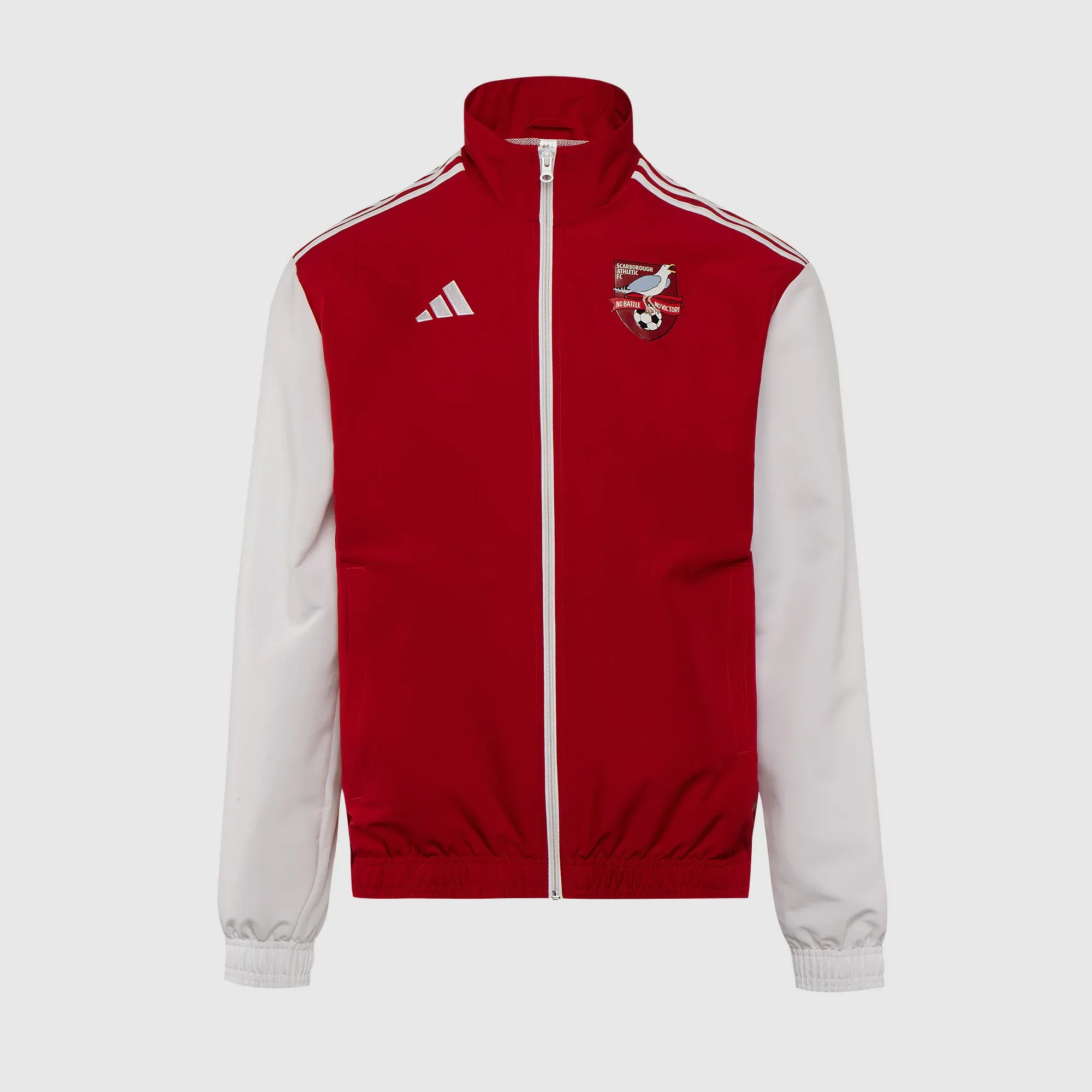 adidas Scarborough Athletic Walk Out Jacket Team Power Red White