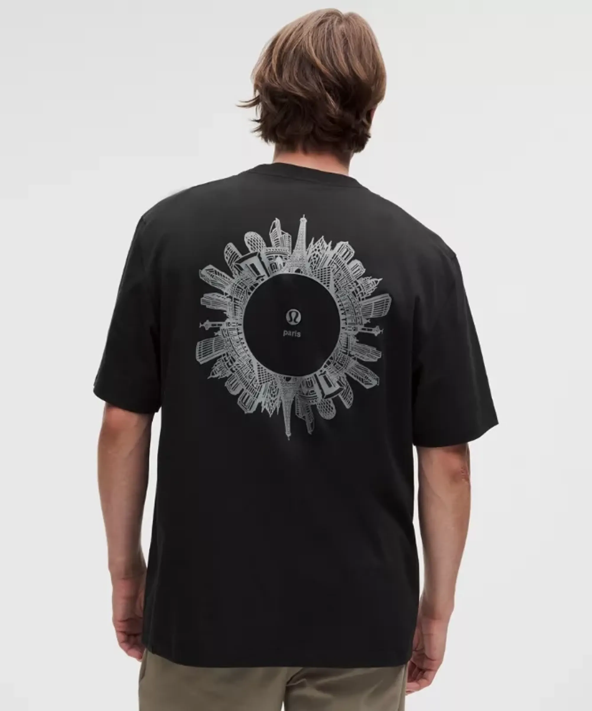 lululemon – Men's Heavyweight Jersey T-Shirt Paris – Color Black – Size Large