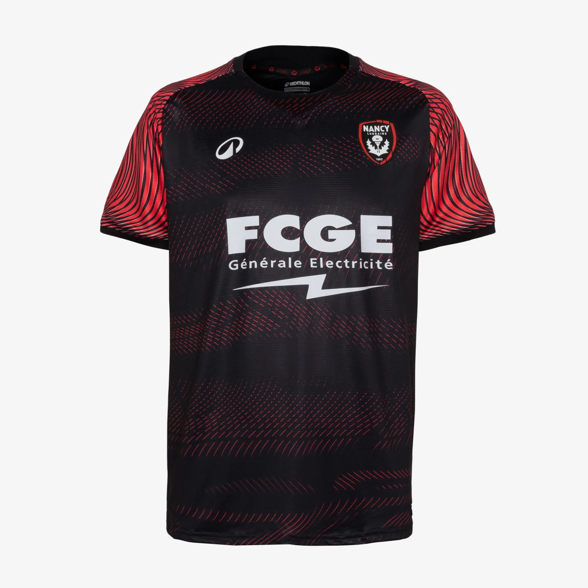 Official Away Shirt As Nancy Lorraine 25/26 Season - Black/Red