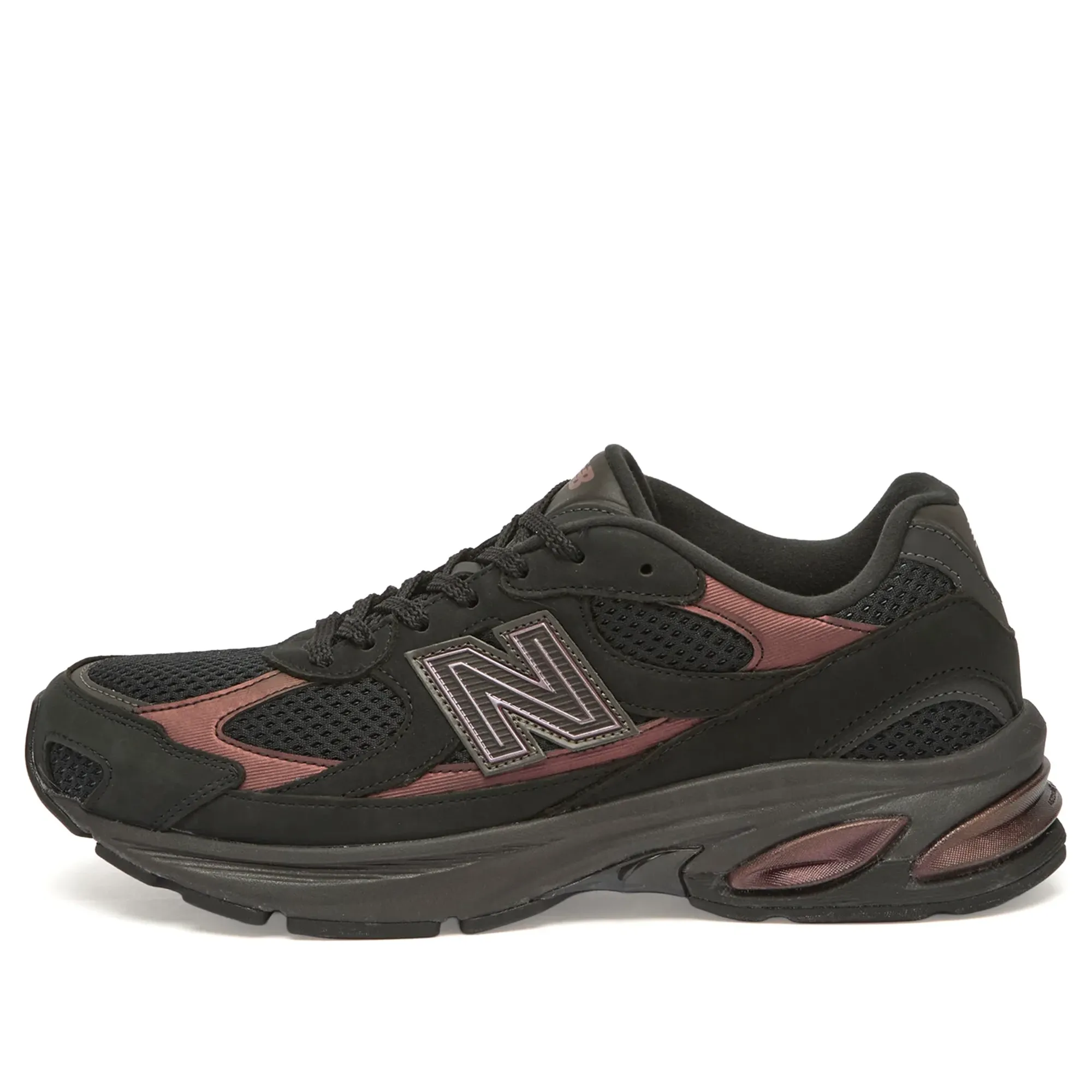 New Balance Men's 2010 in Black/Blue Suede/Mesh