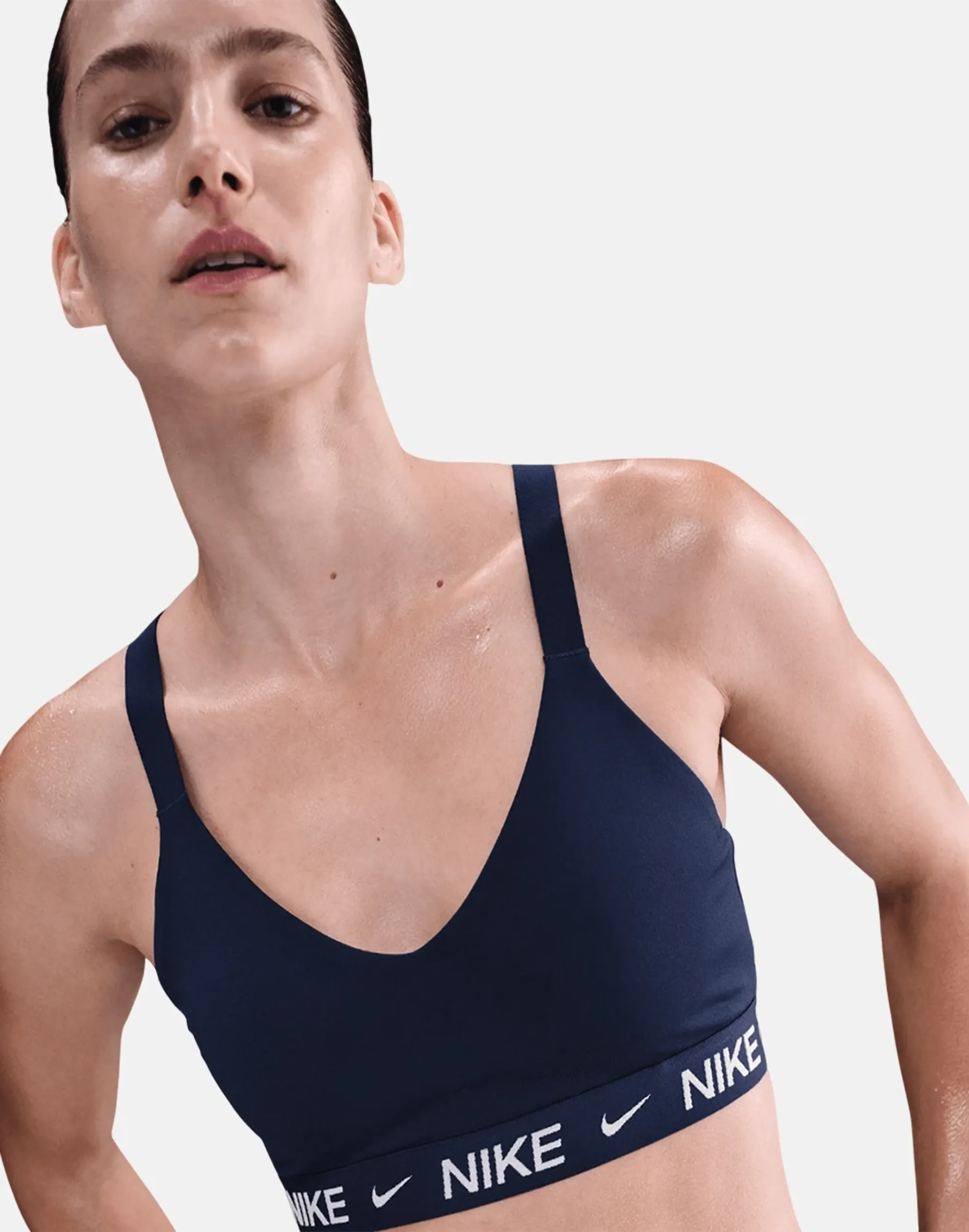 Nike Sports Bra Dri-Fit Indy Medium Support - ['Blue']