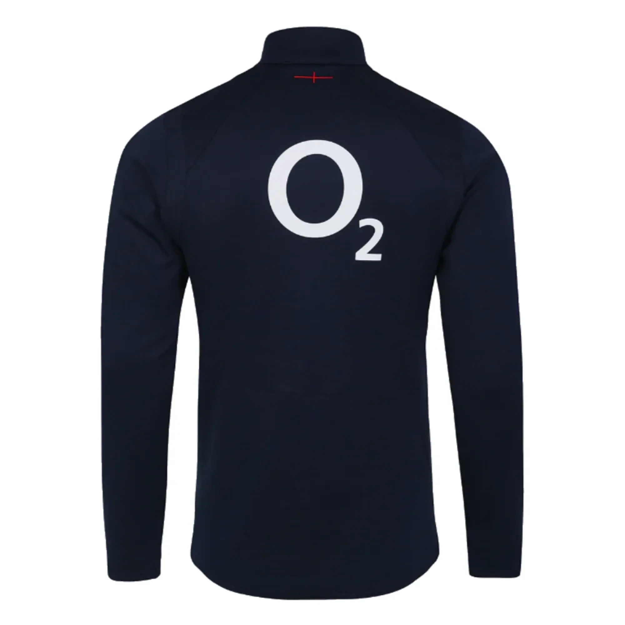 2023-2024 England Rugby 1/2 Zip Fleece (Navy Blazer)