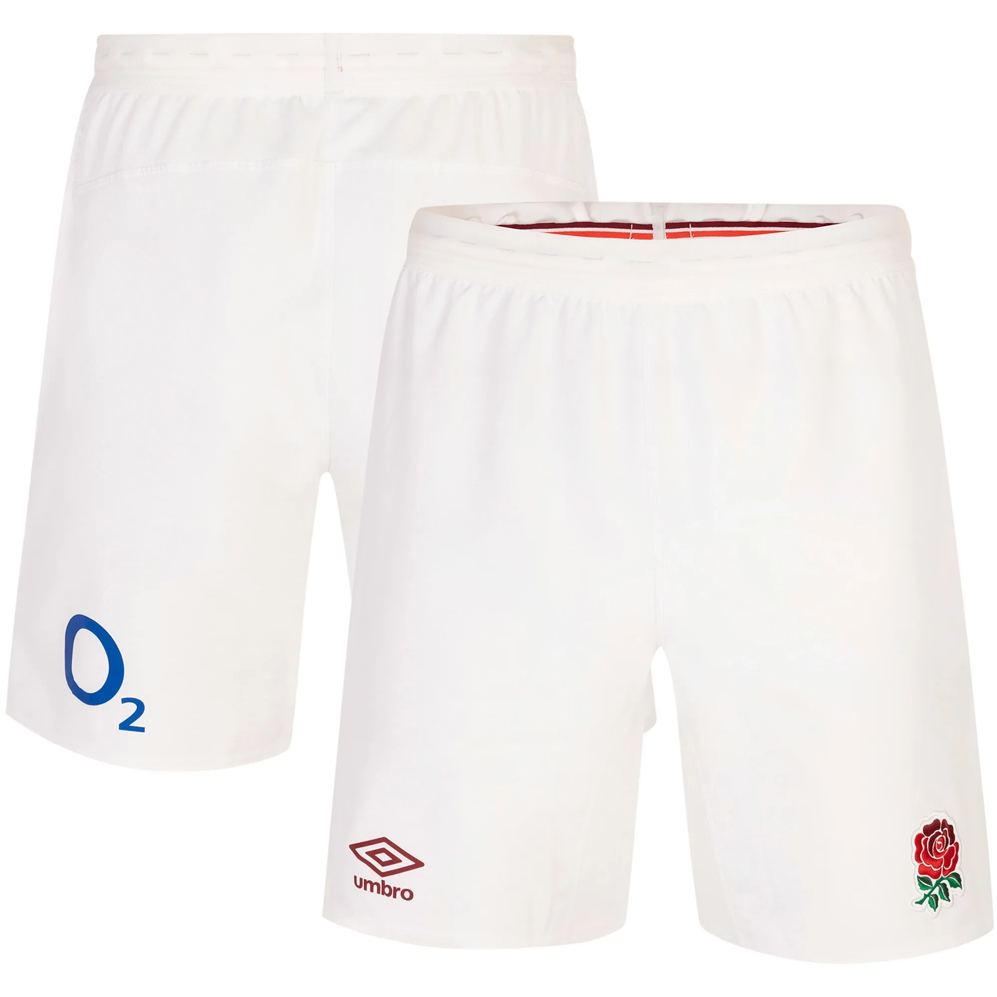 2023-2024 England Rugby Home Shorts (White) - Kids