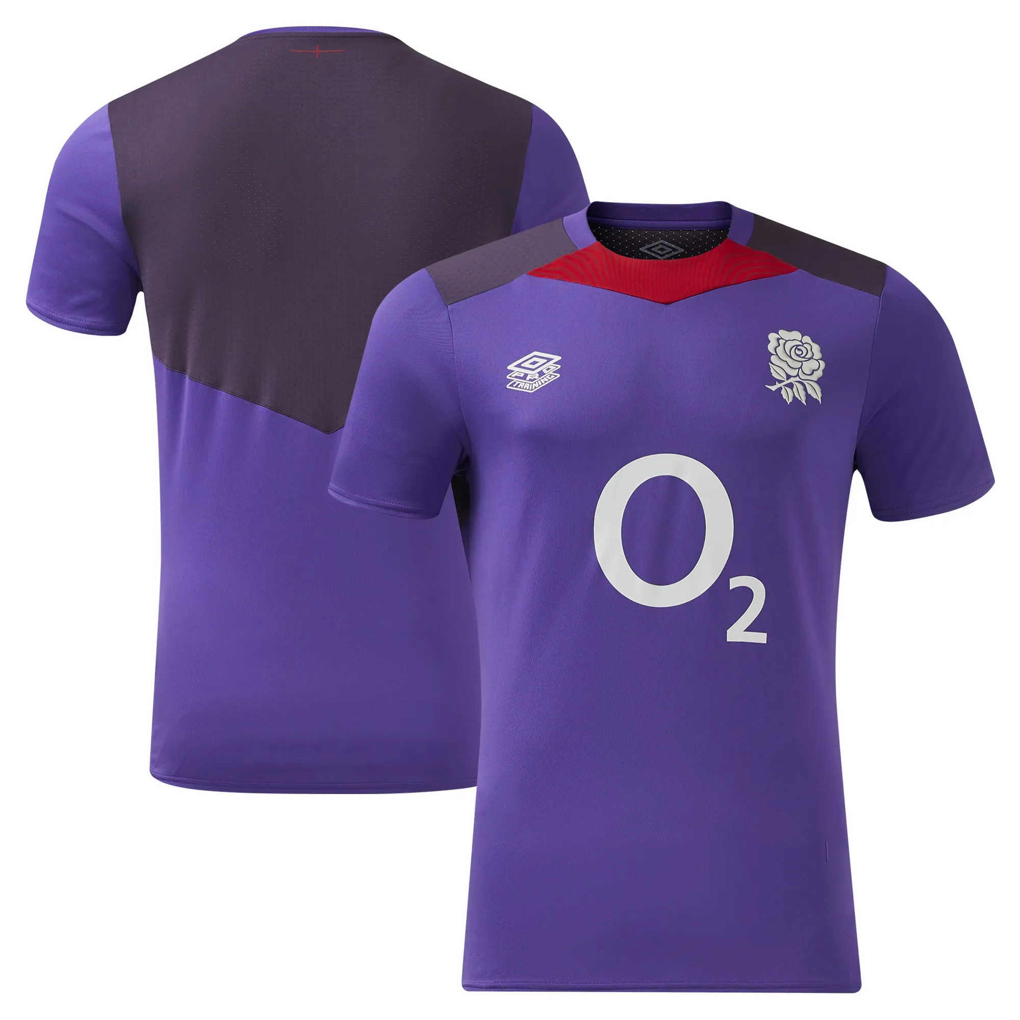 2024-2025 England Rugby Gym Tee (Violet) - Kids