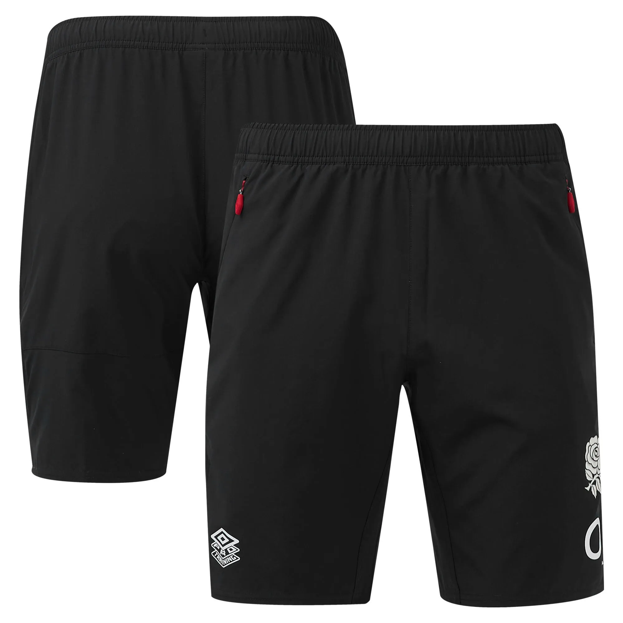 2024-2025 England Rugby Gym Shorts O2 (Black)