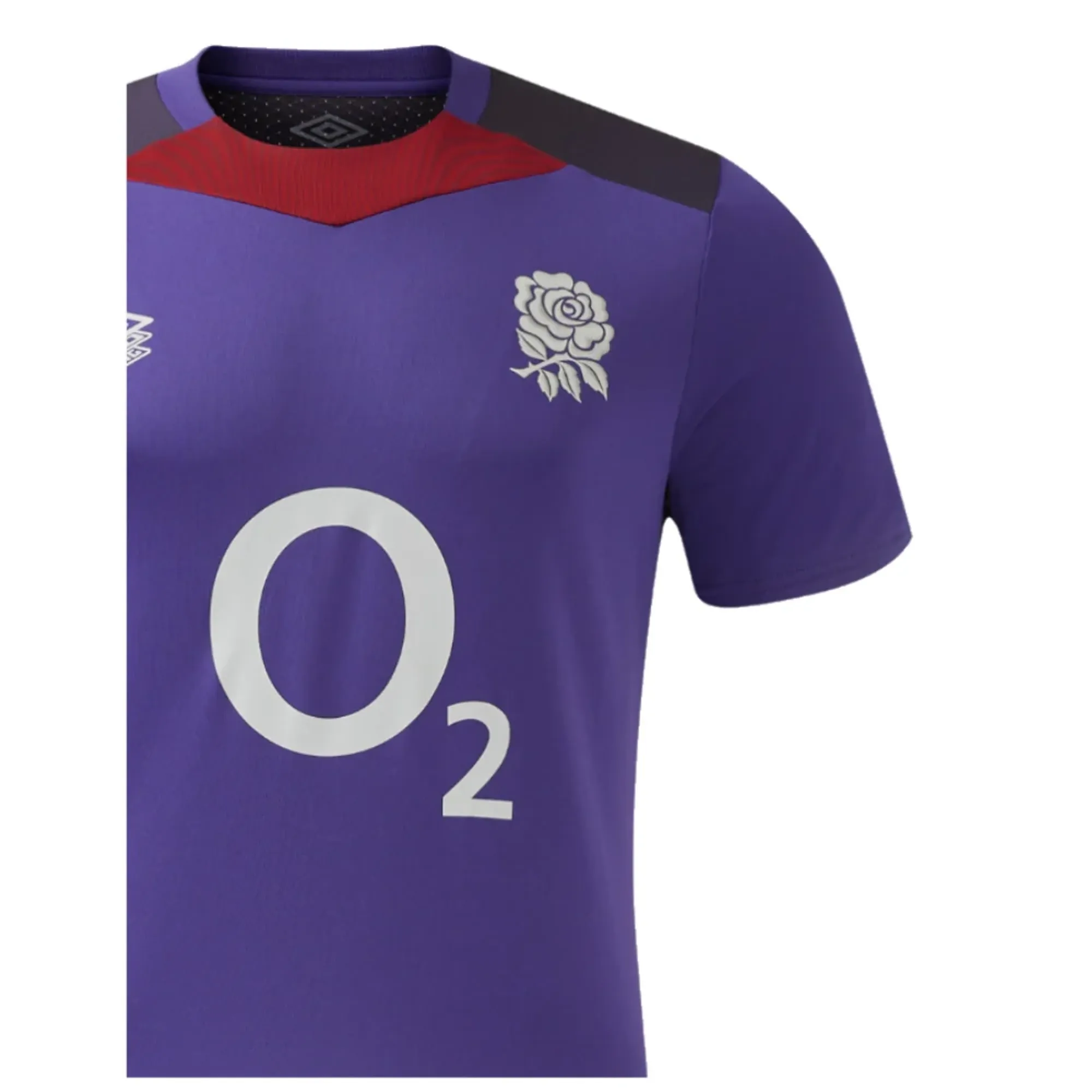 2024-2025 England Rugby Gym Tee (Violet)