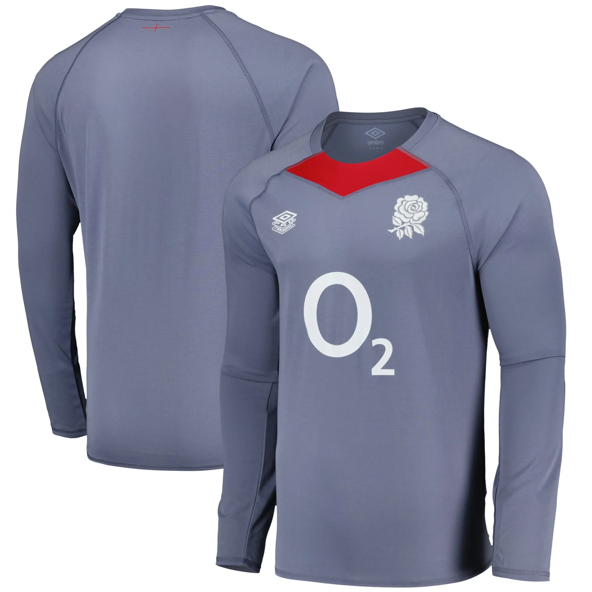 2024-2025 England Rugby LS Relaxed Training Jersey O2 (Grey)