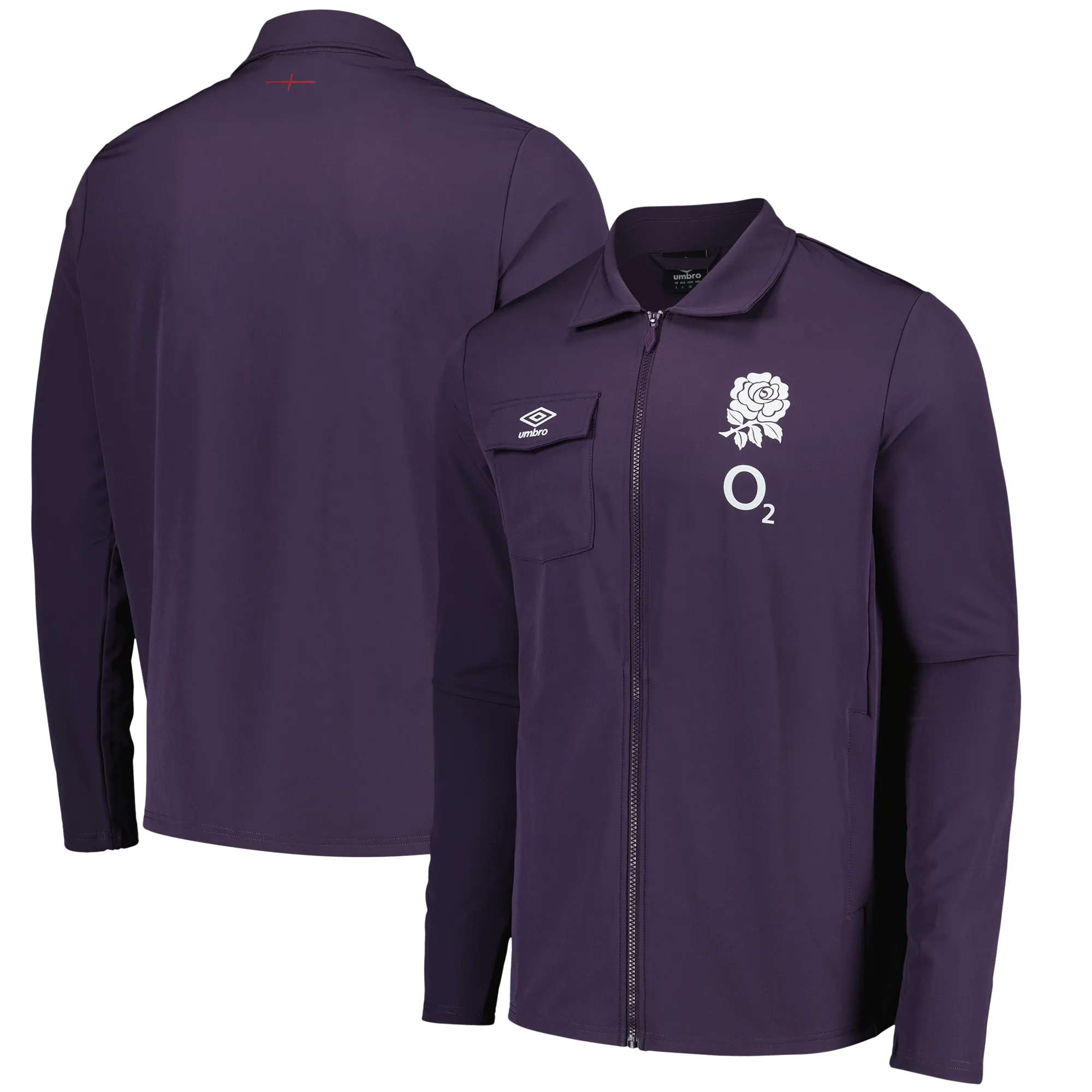 2024-2025 England Rugby Presentation Jacket (Nightshade)