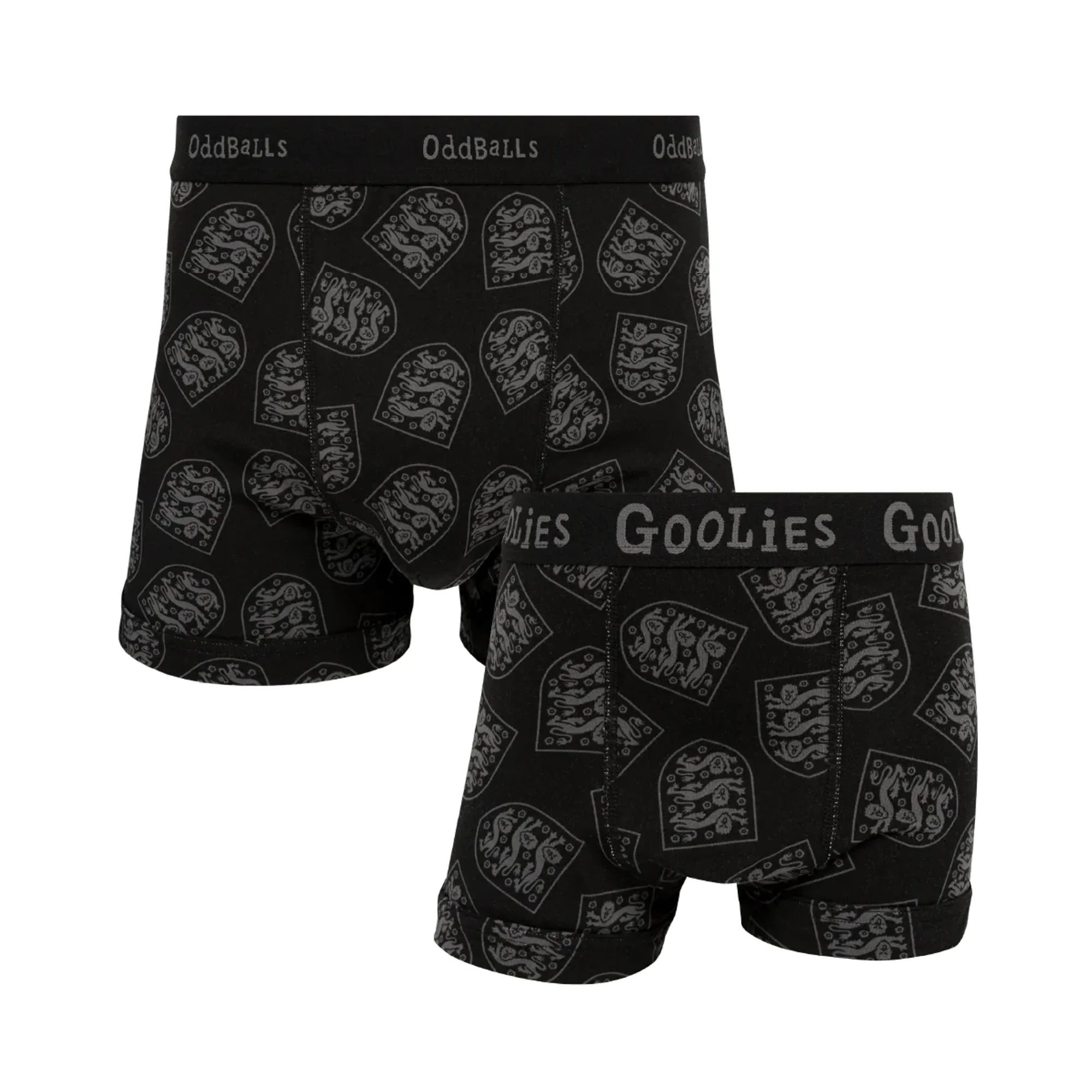 England FA Black - Dad & Lad Boxer Shorts Bundle