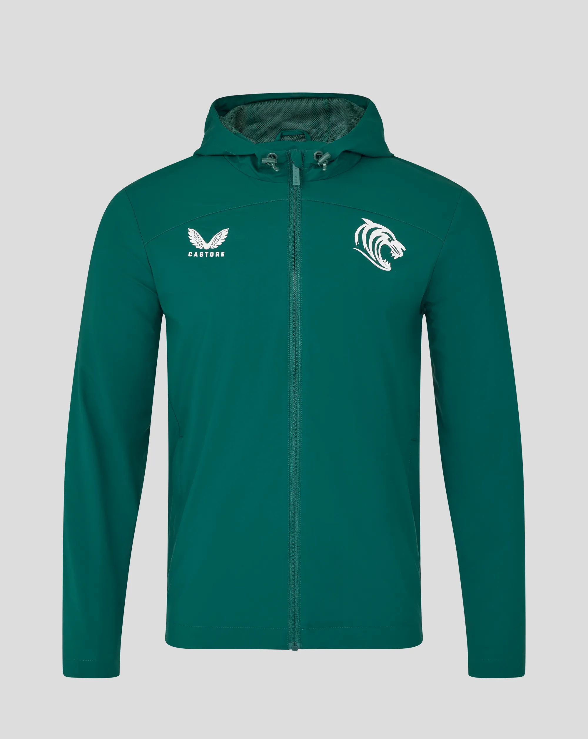 Castore Leicester Tigers Men's 25/26 Training Rain Jacket - Botanical Garden