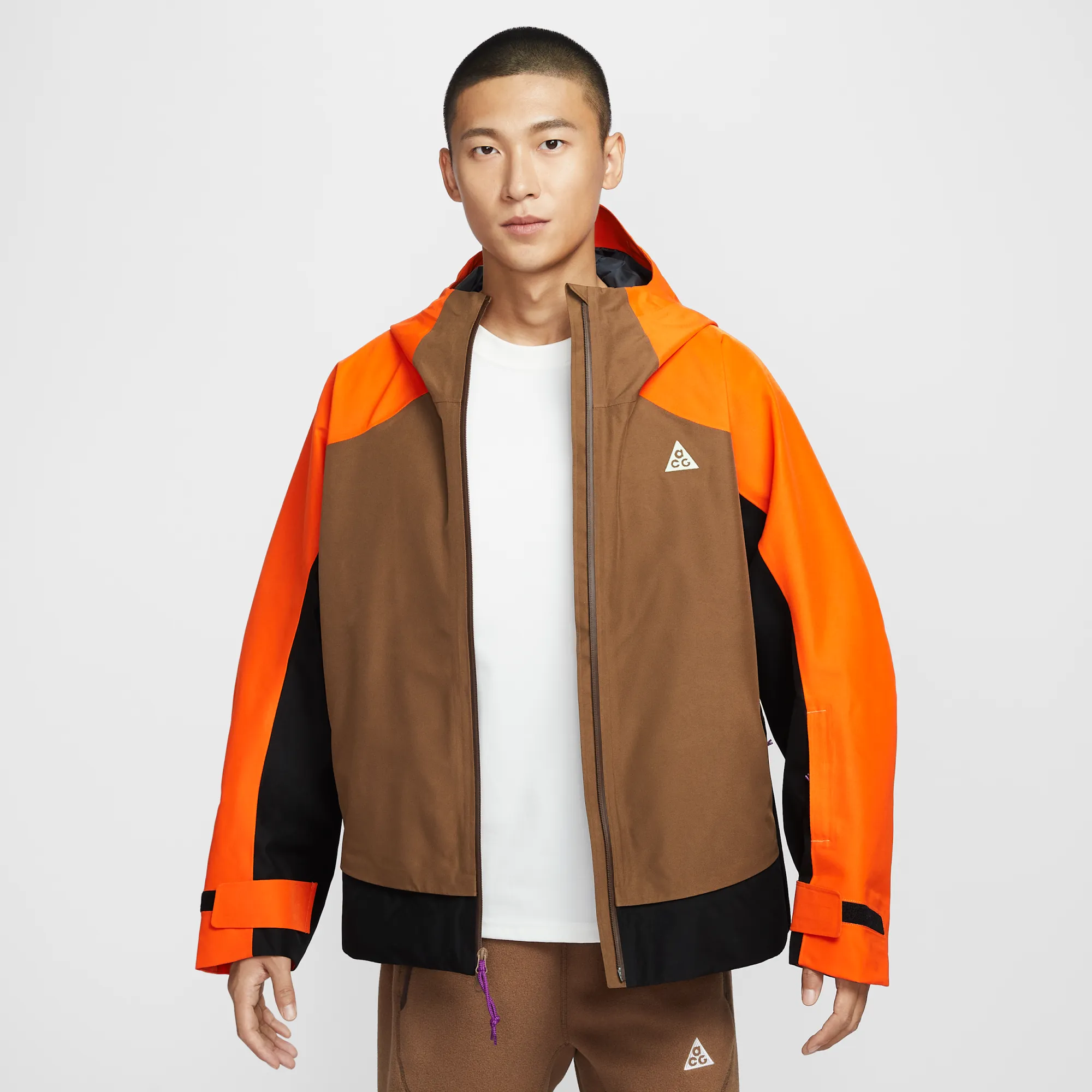 Nike ACG 'Mystery Lights' Snow Jacket - Orange - Polyester