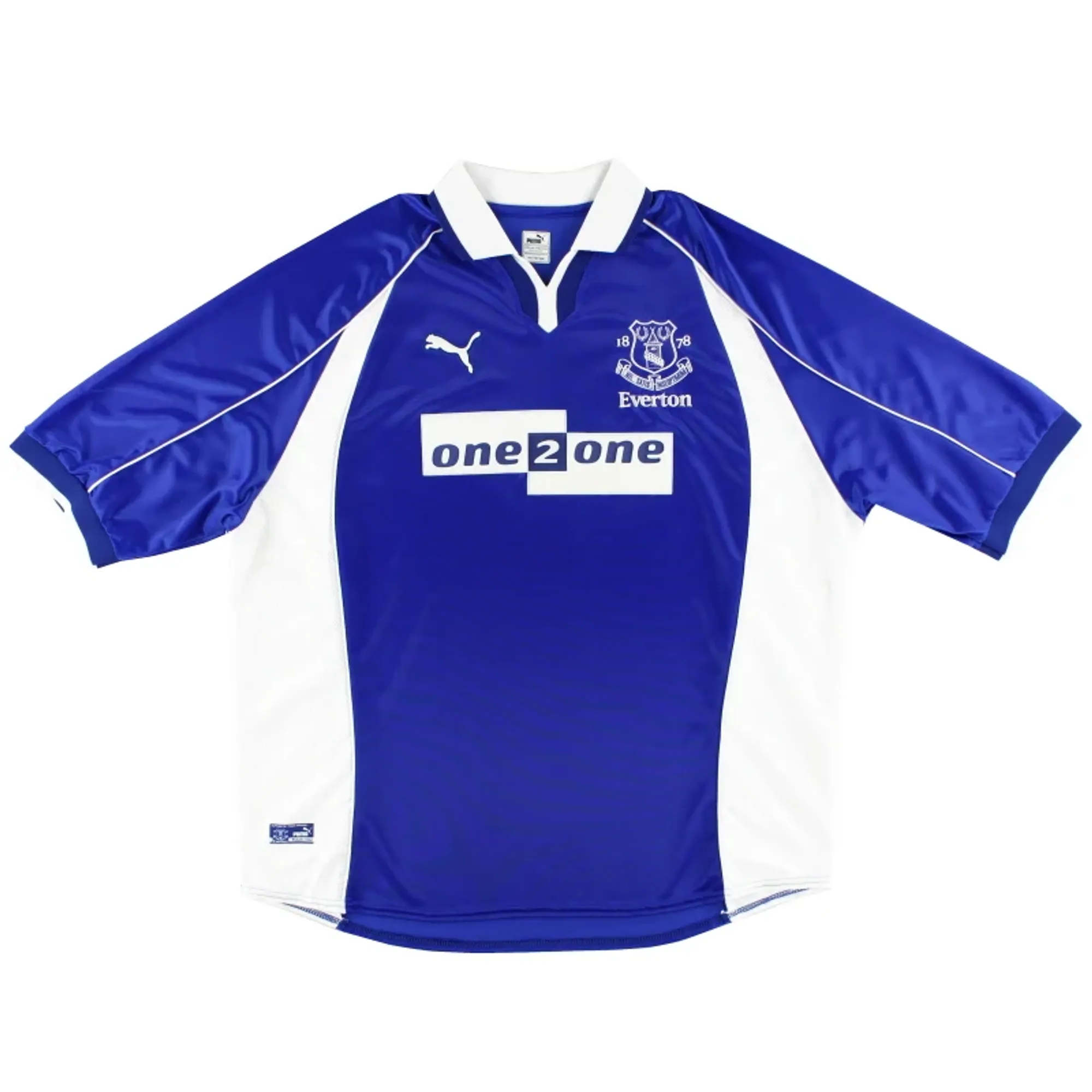 2000-02 Everton Puma Home Shirt L - Everton / Excellent 
