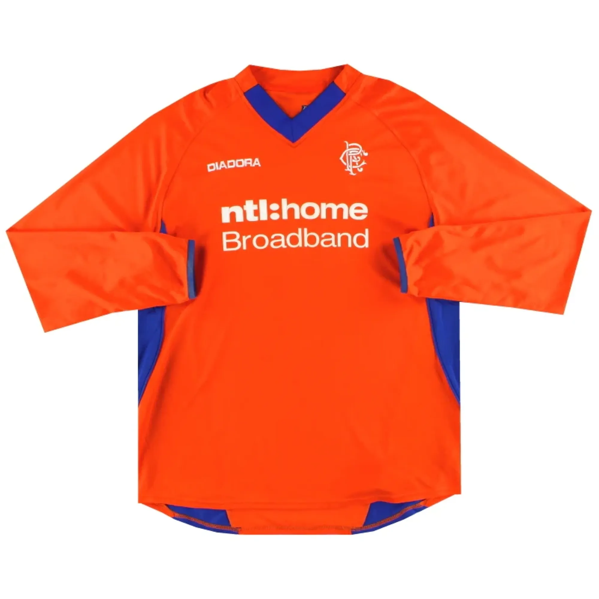 2002-03 Rangers Diadora Away Shirt L/S M - Rangers / Excellent 