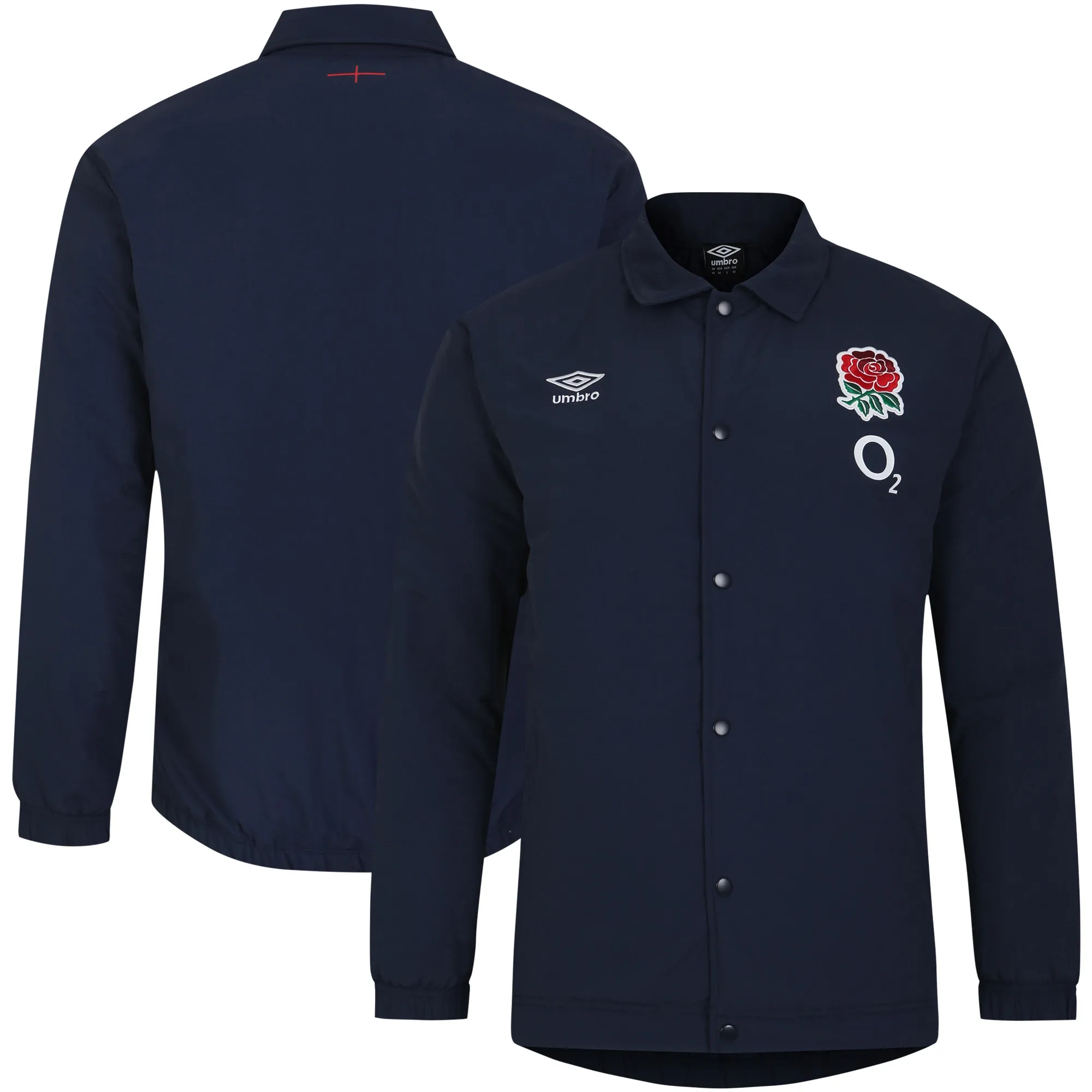2023-2024 England Rugby Coach Jacket (Navy Blazer)