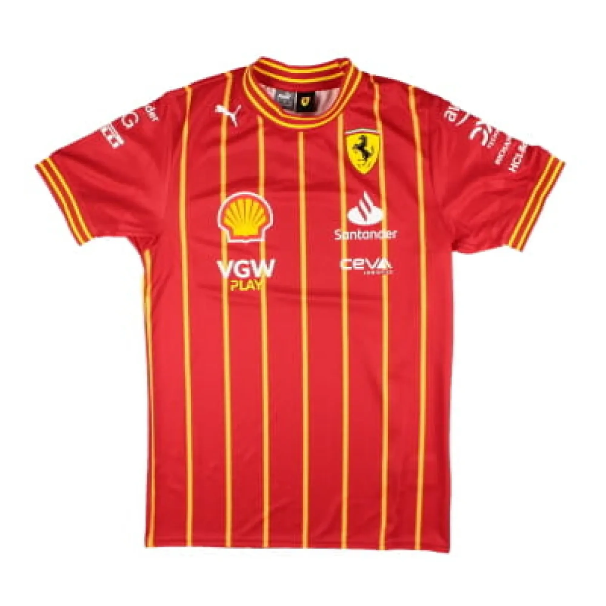 2024 Ferrari Team Soccer Jersey - Charles Leclerc