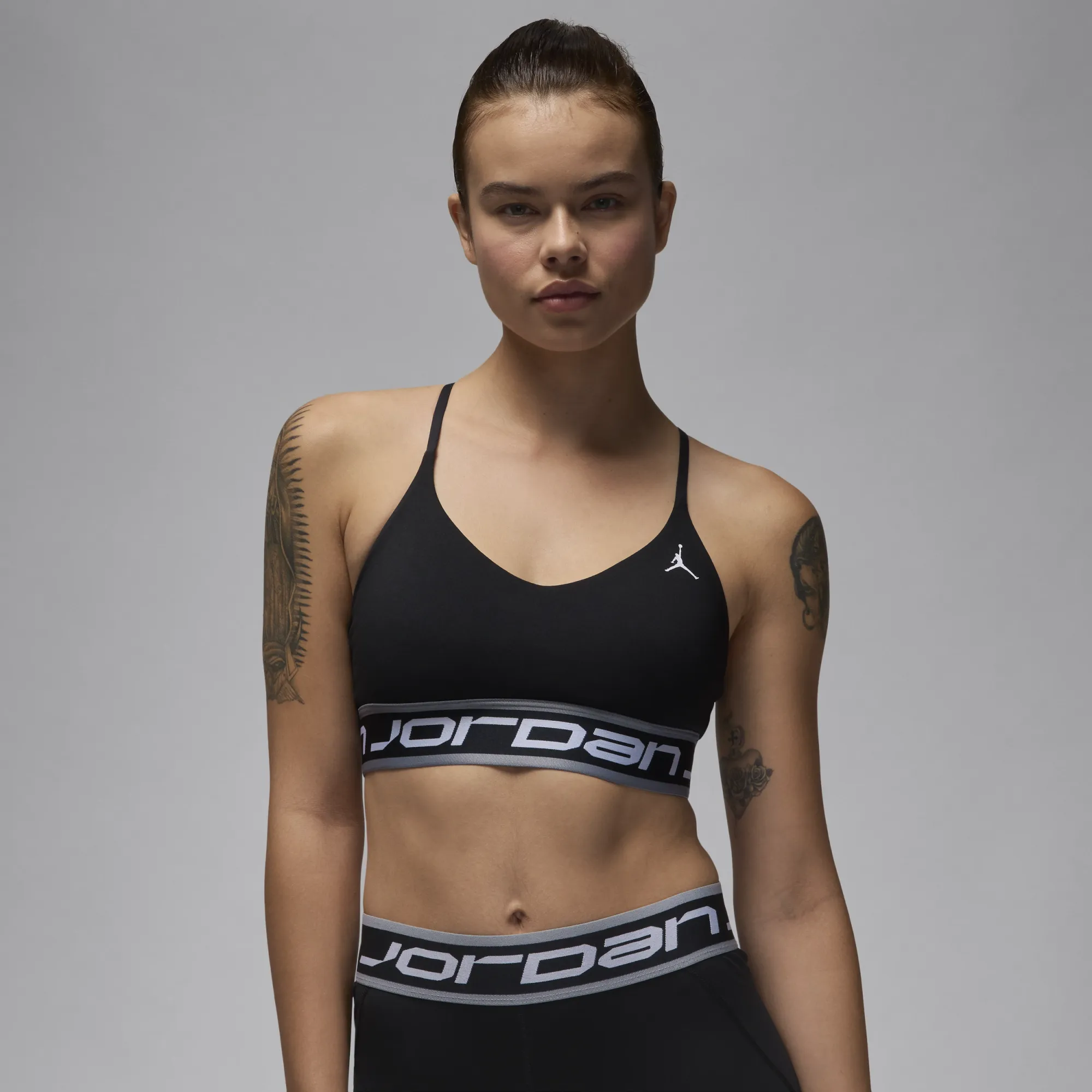 Nike Jordan Sport Indy Women's Light-Support Sports Bra - Black - Polyester/Elastane