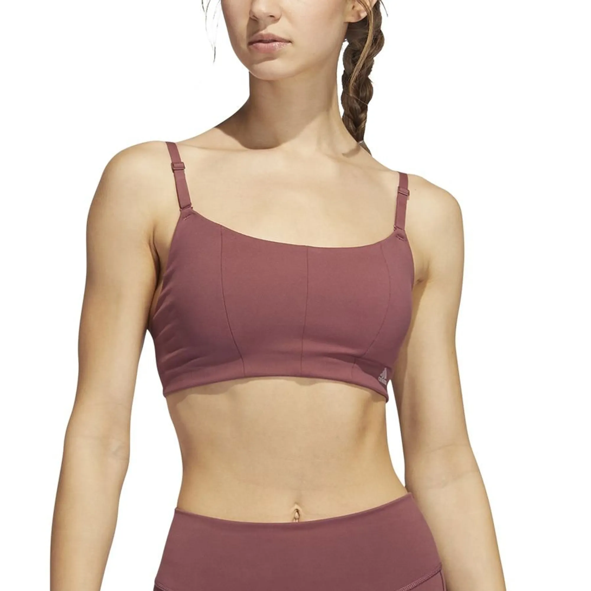 Adidas Sports Bra Yoga Studio - ['Red']