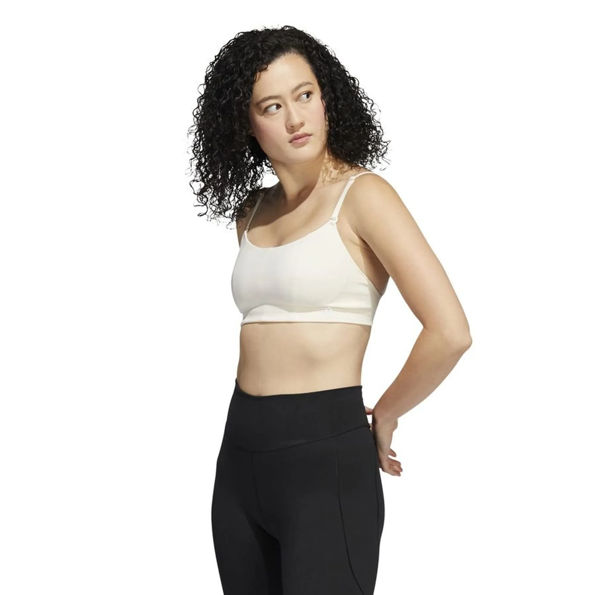 Adidas Sports Bra Yoga Studio - ['White']